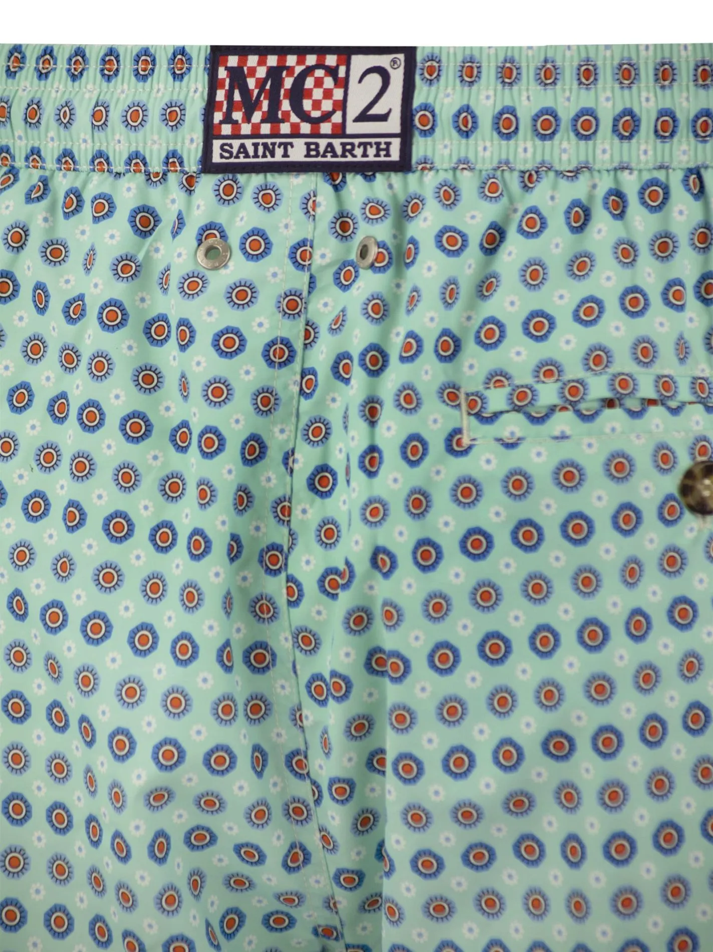 Boxer mare in tessuto leggero con stampa