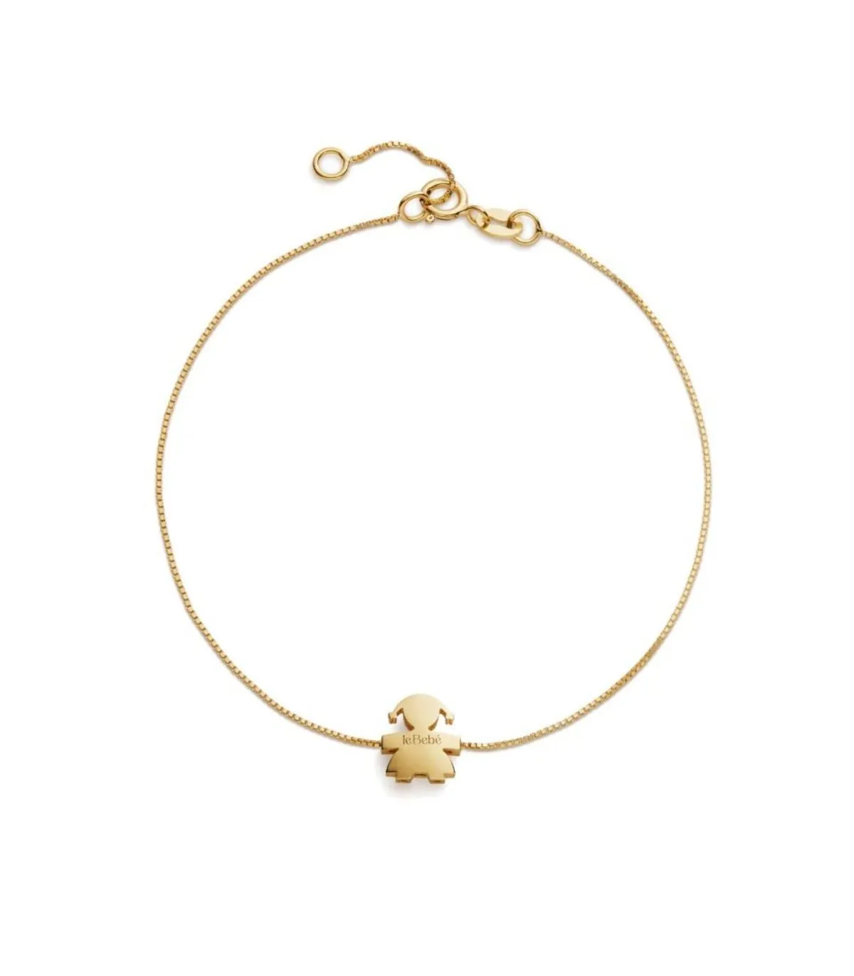 Bracciale Le Bebé I Tesorini LBB931 Oro Giallo 18kt Sagoma Bimba
