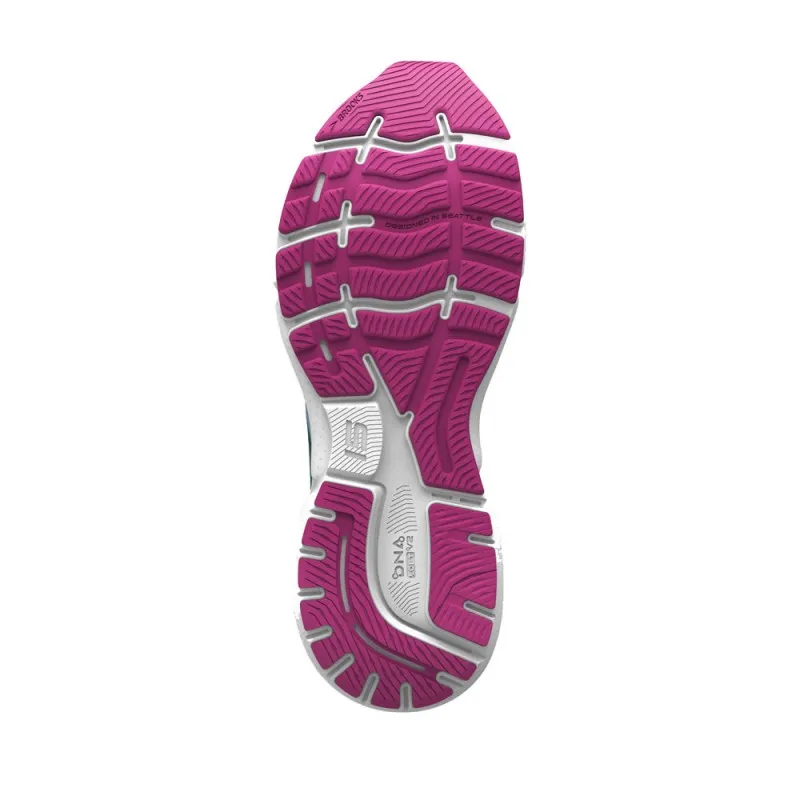 Brooks Ghost 15 Blu Nero Rosa - Scarpe Running Donna