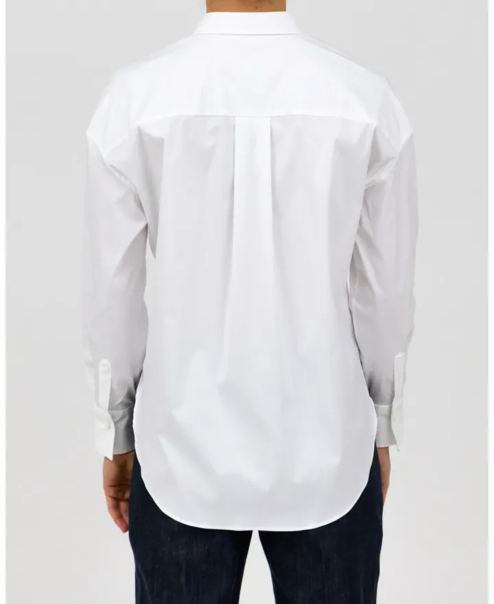 Brunello Cucinelli - Camicia Bianca con Monile