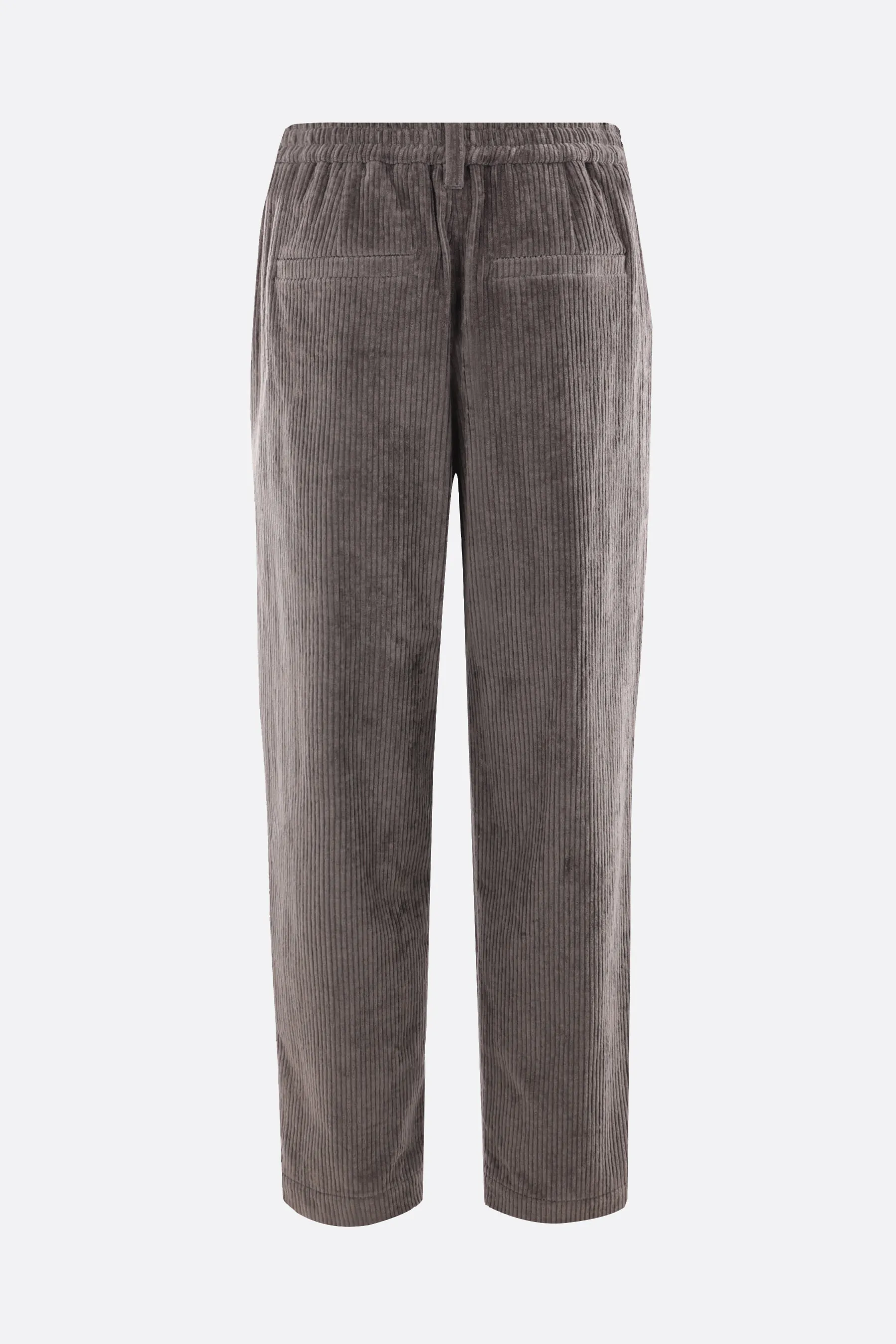  BRUNELLO CUCINELLI pantalone baggy crop in velluto a costine 