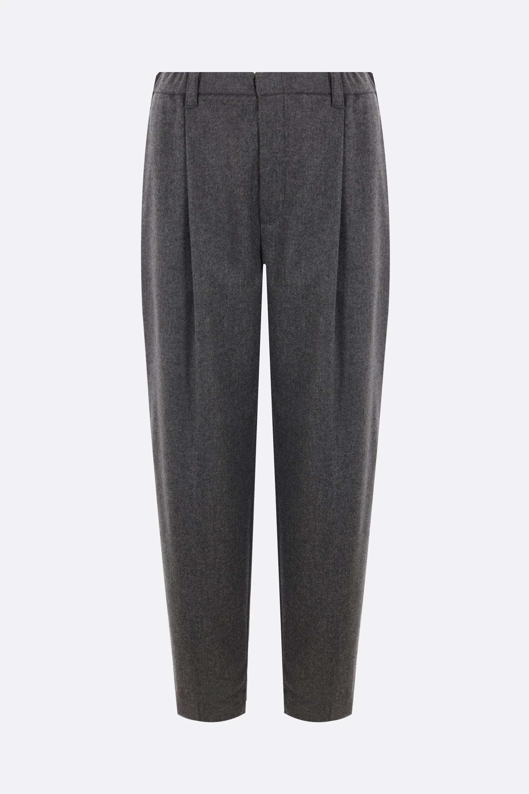  BRUNELLO CUCINELLI pantalone Baggy in flanella 