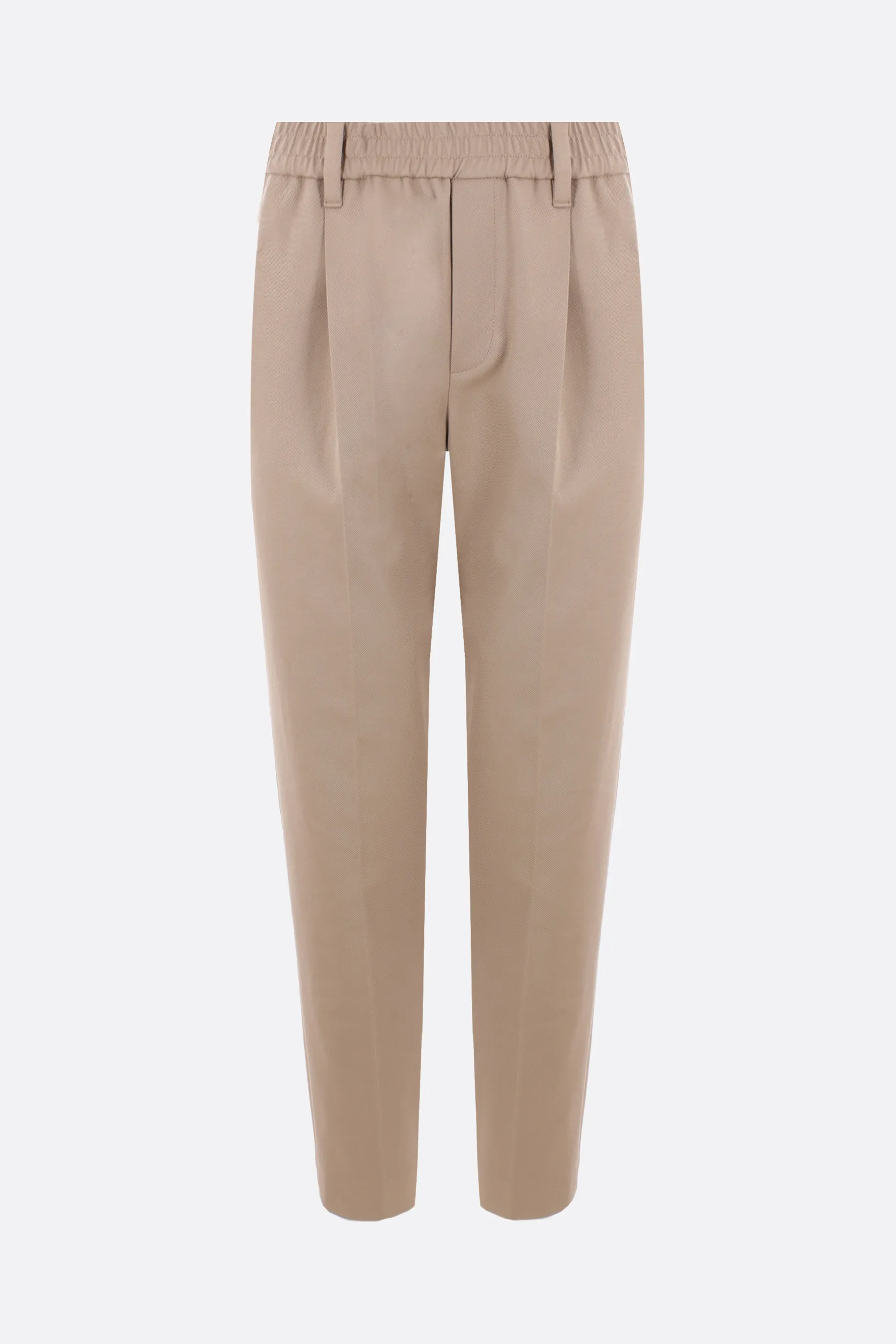  BRUNELLO CUCINELLI pantalone con pinces in drill 