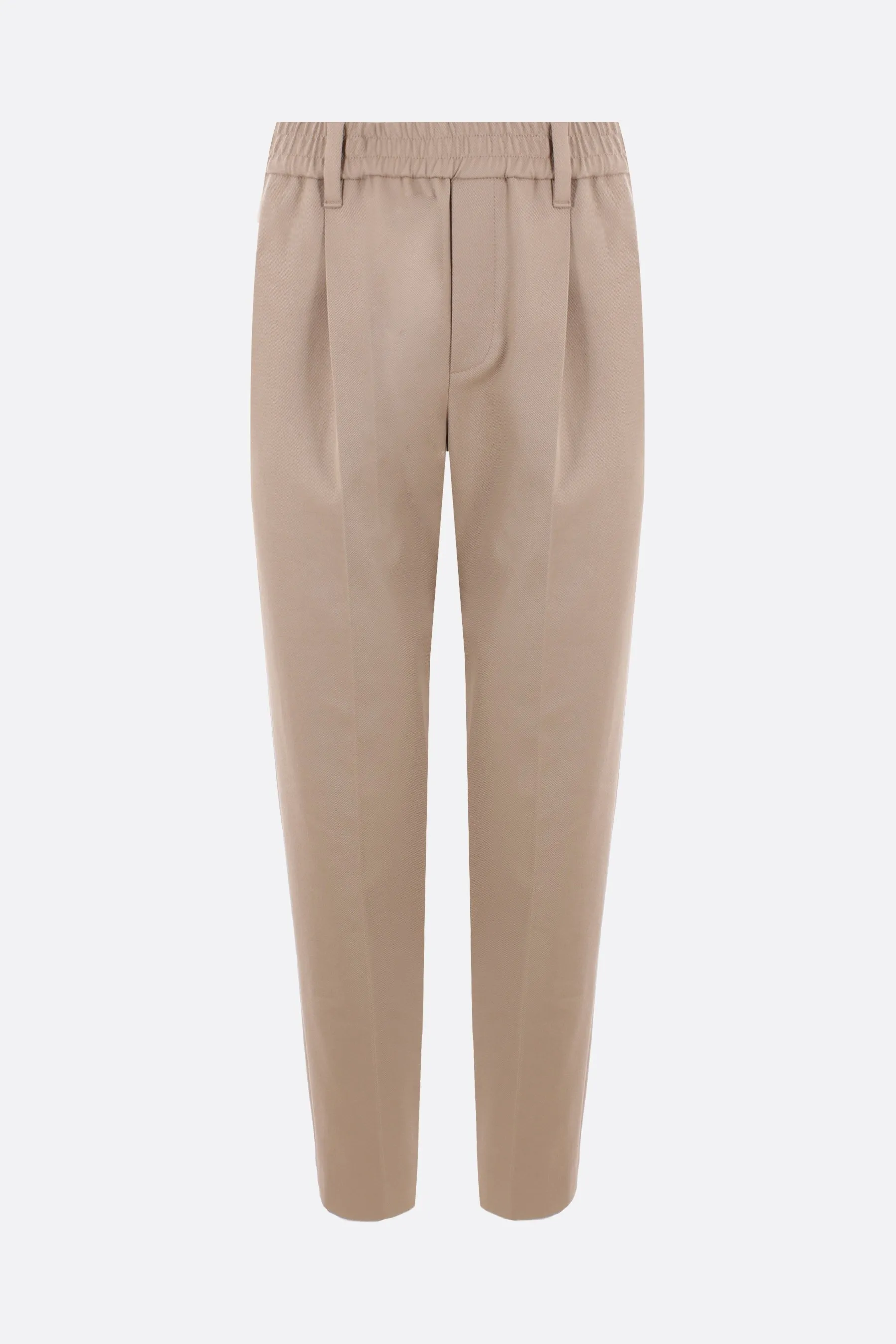  BRUNELLO CUCINELLI pantalone con pinces in drill 