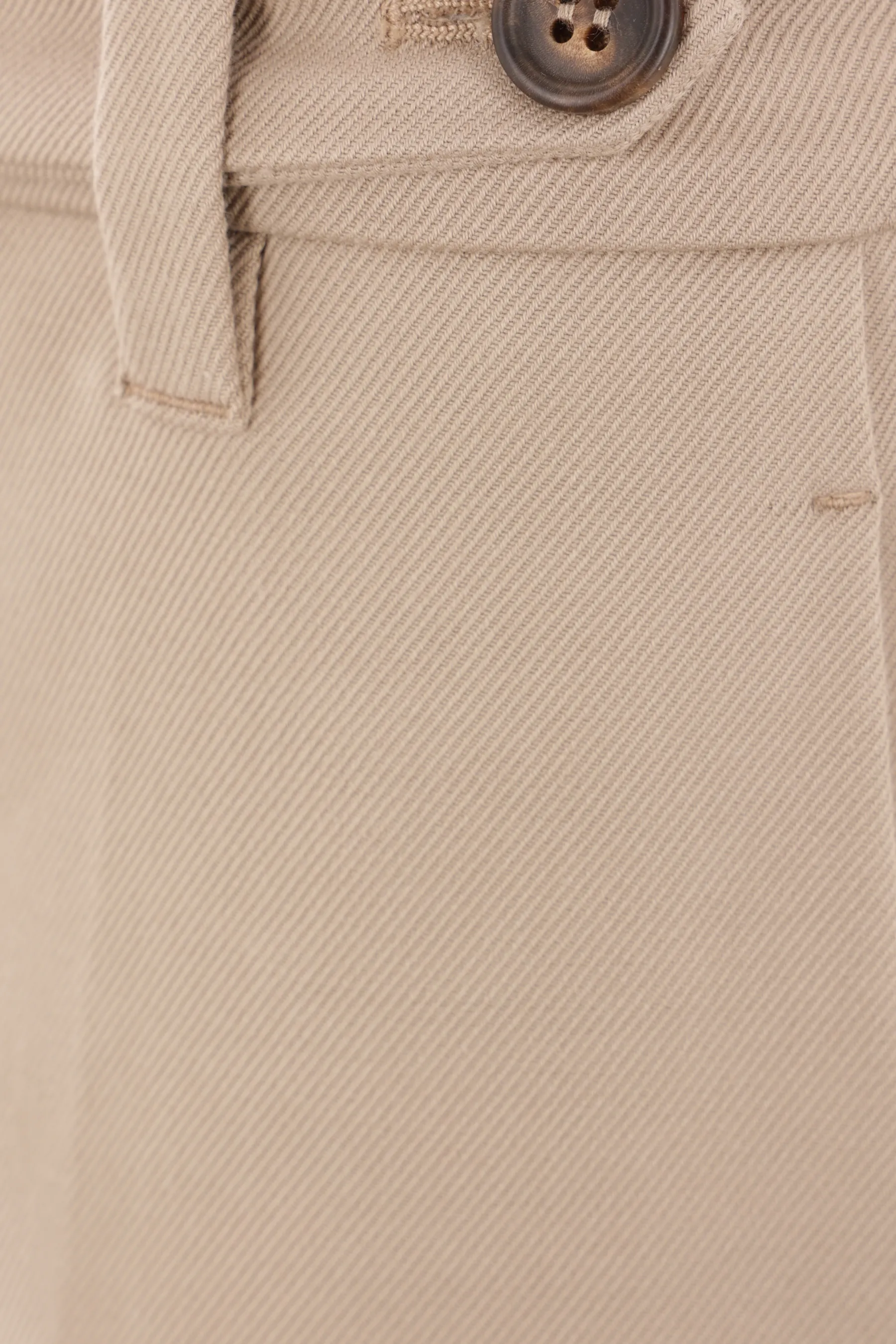  BRUNELLO CUCINELLI pantalone sigaretta in cotone stretch con monili 