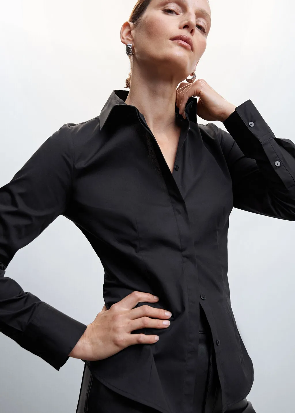 Camicia basic cotone