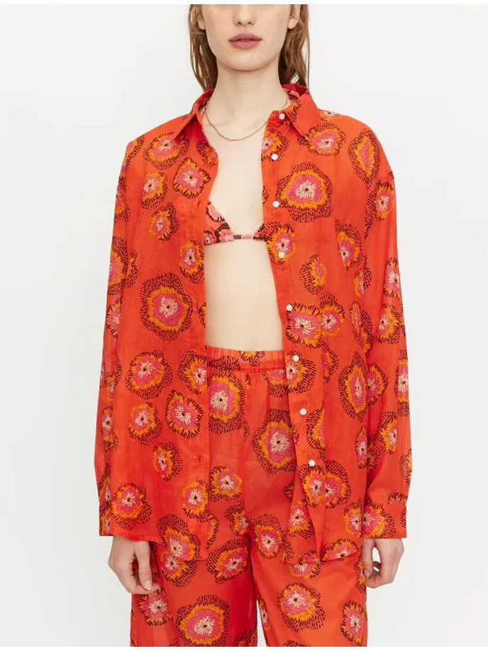 Camicia con stampa