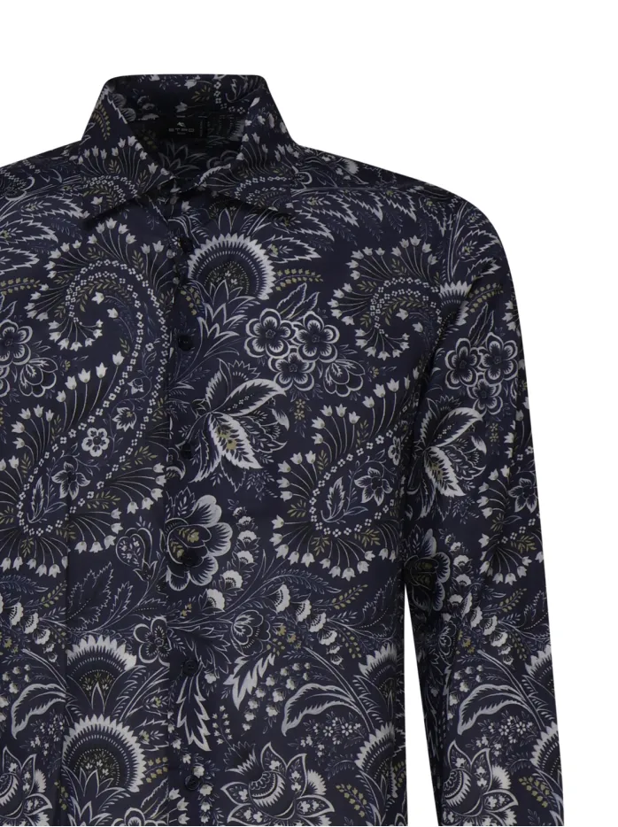 CAMICIA IN COTONE CON MOTIVO PAISLEY