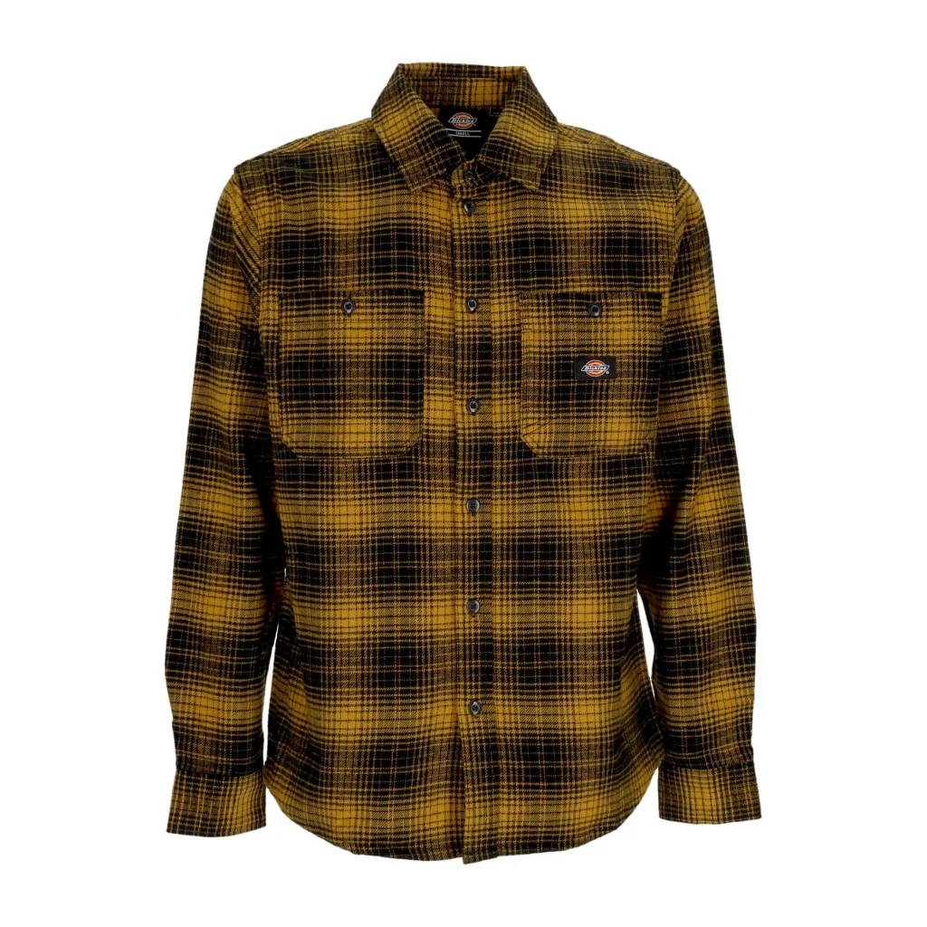 camicia manica lunga uomo evansville l/s shirt DRIED TOBACCO