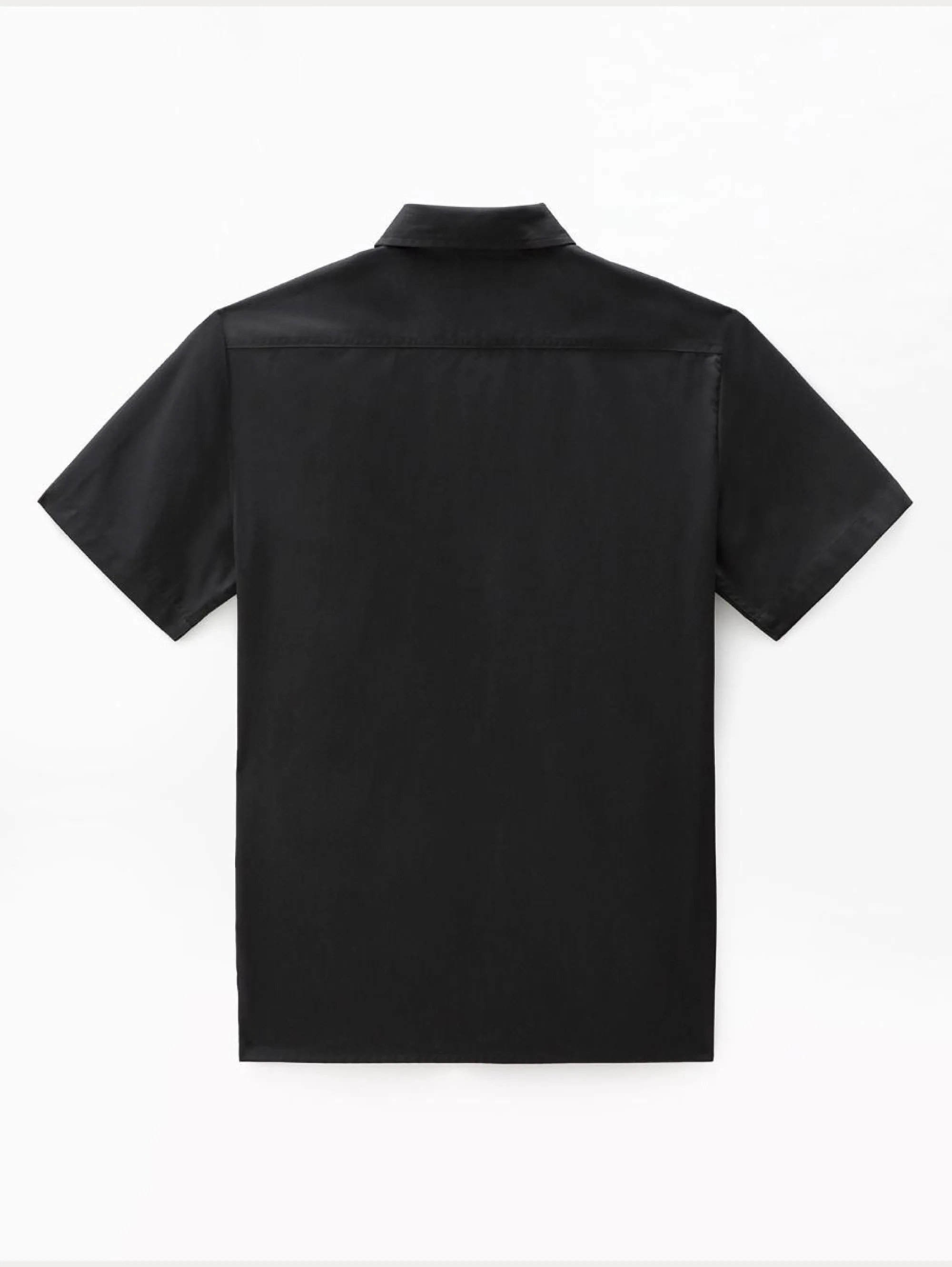 Camicia Worker Maniche Corte Nero