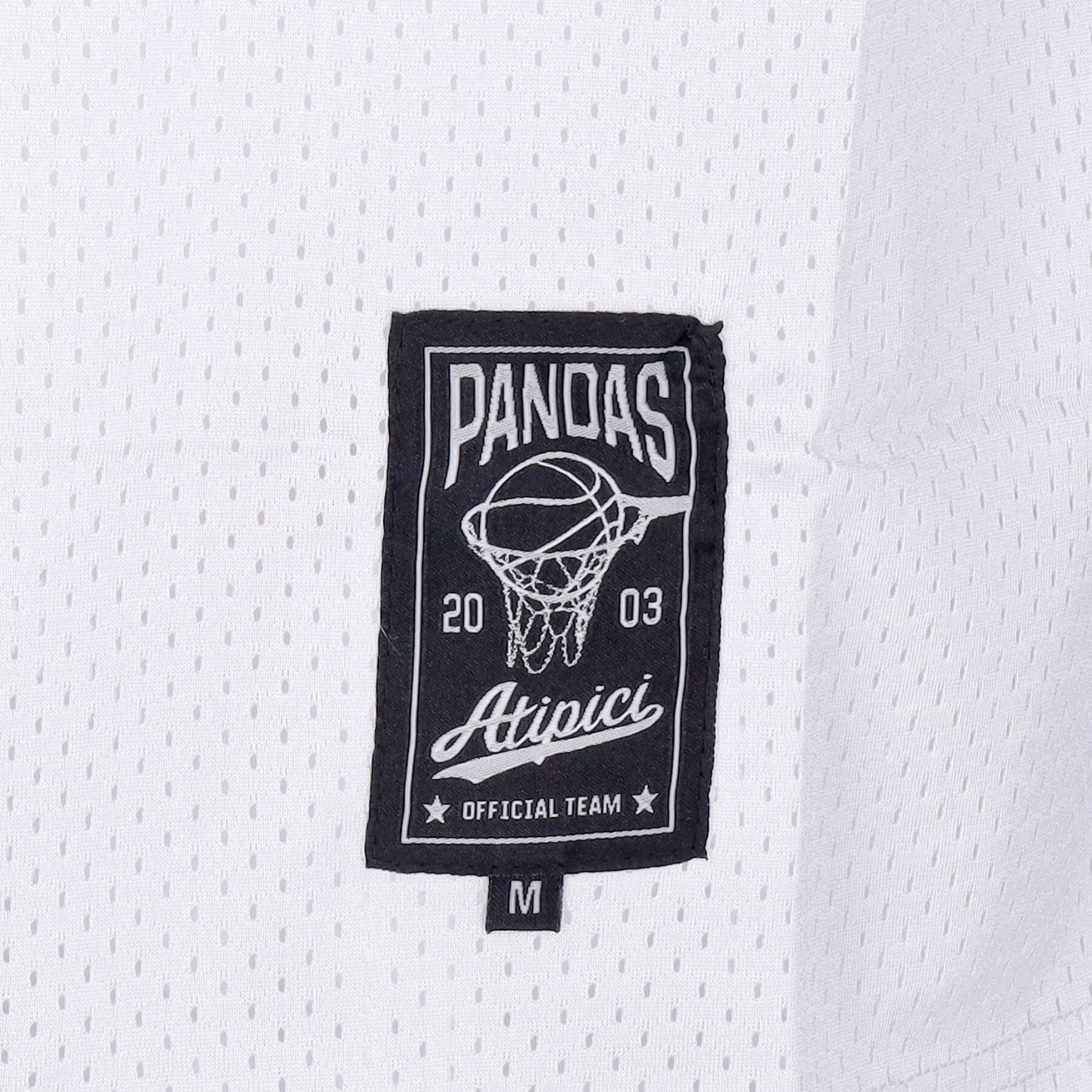 Canotta Basket Uomo Basketball Jersey Atipici Pandas White