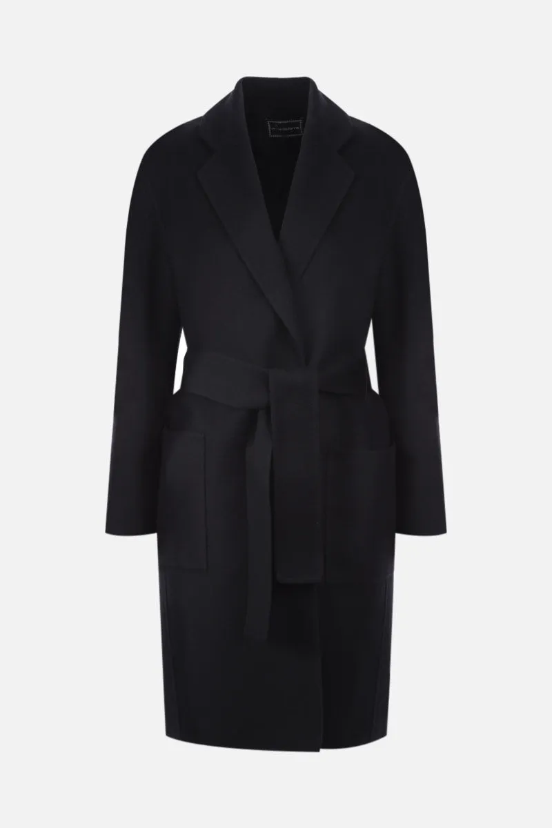  cappotto a vestaglia in lana  