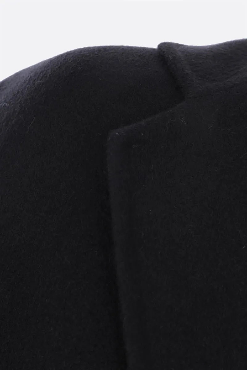  cappotto a vestaglia in lana  