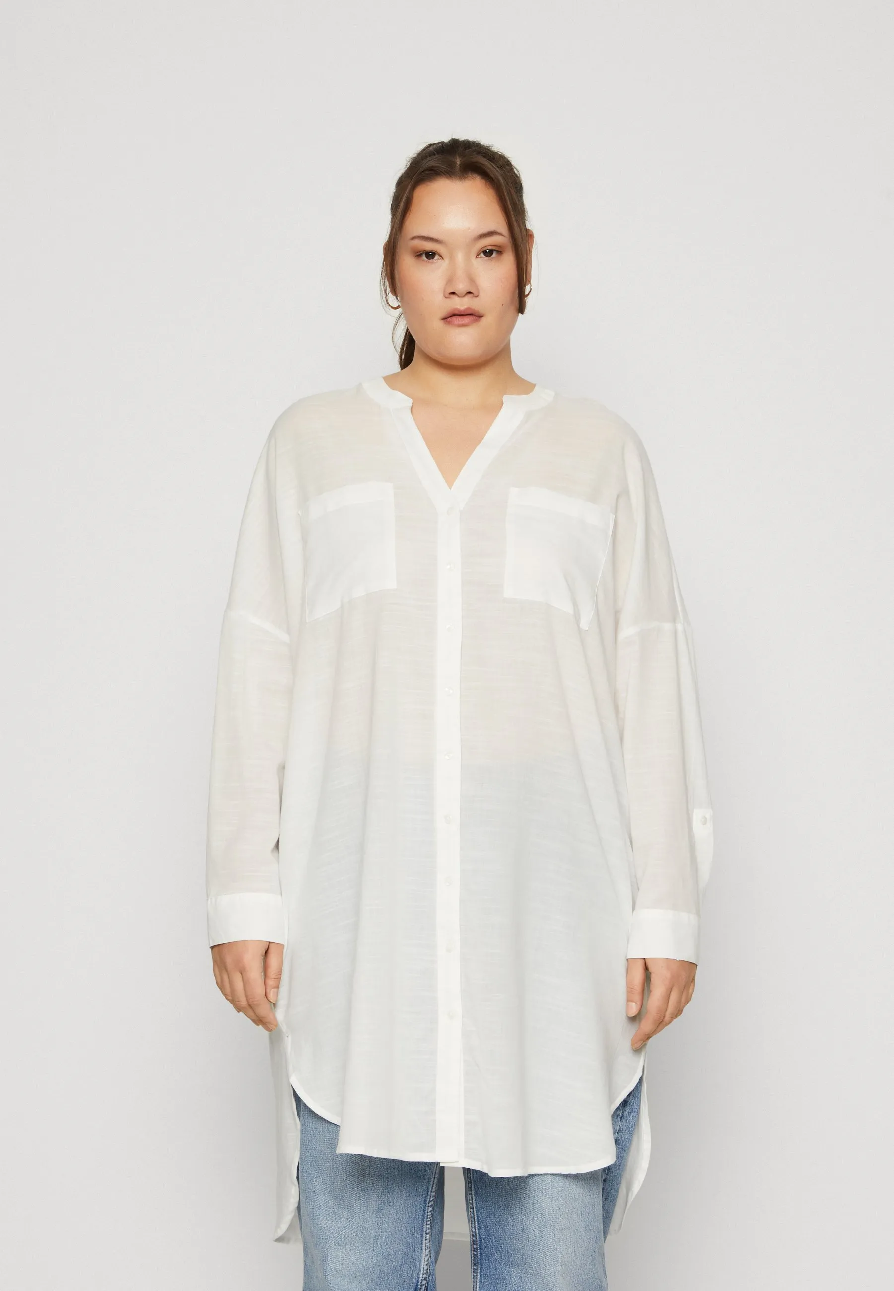CARAPELDOORN SOLID V NECK SHIRT - Camicetta