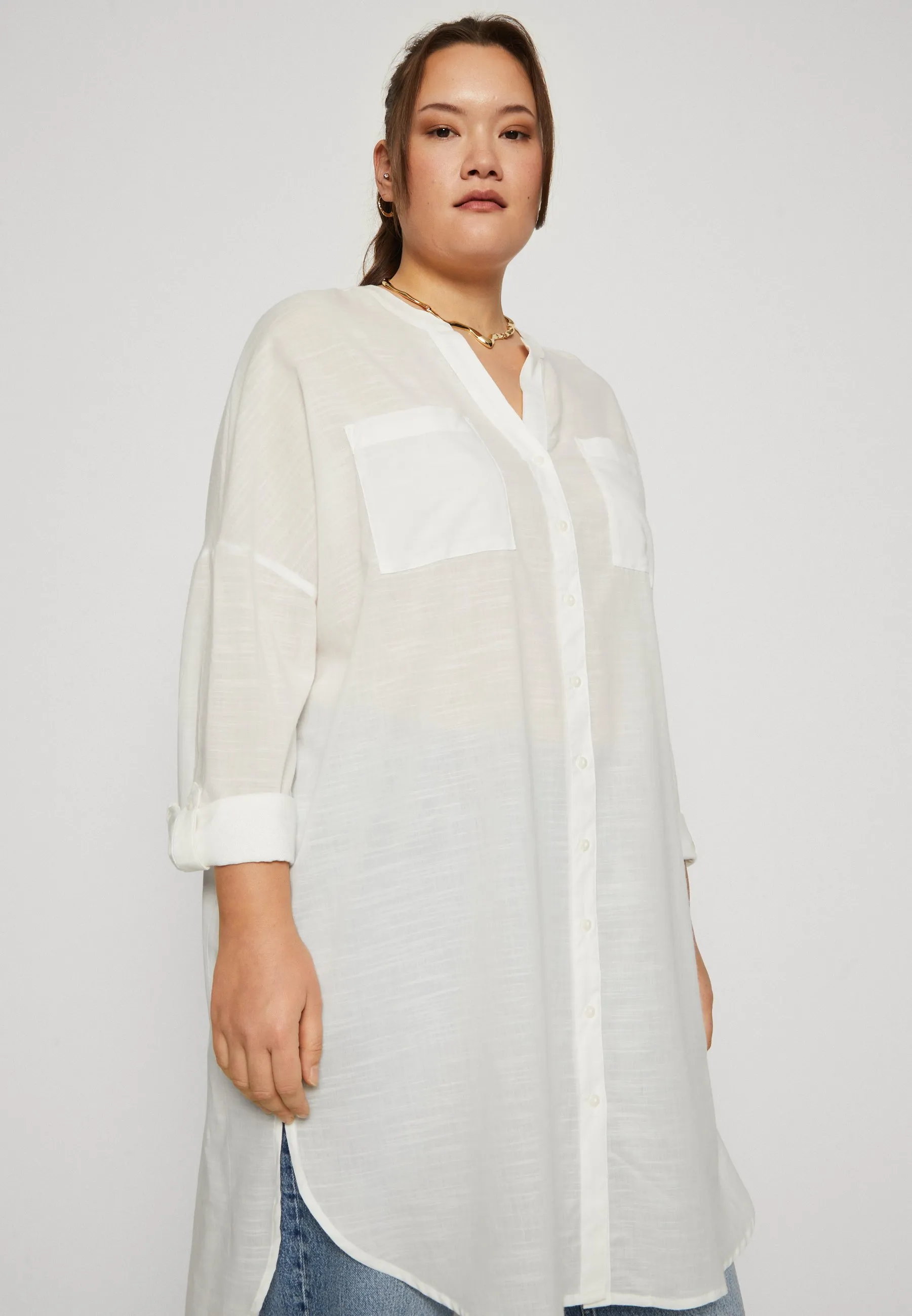 CARAPELDOORN SOLID V NECK SHIRT - Camicetta