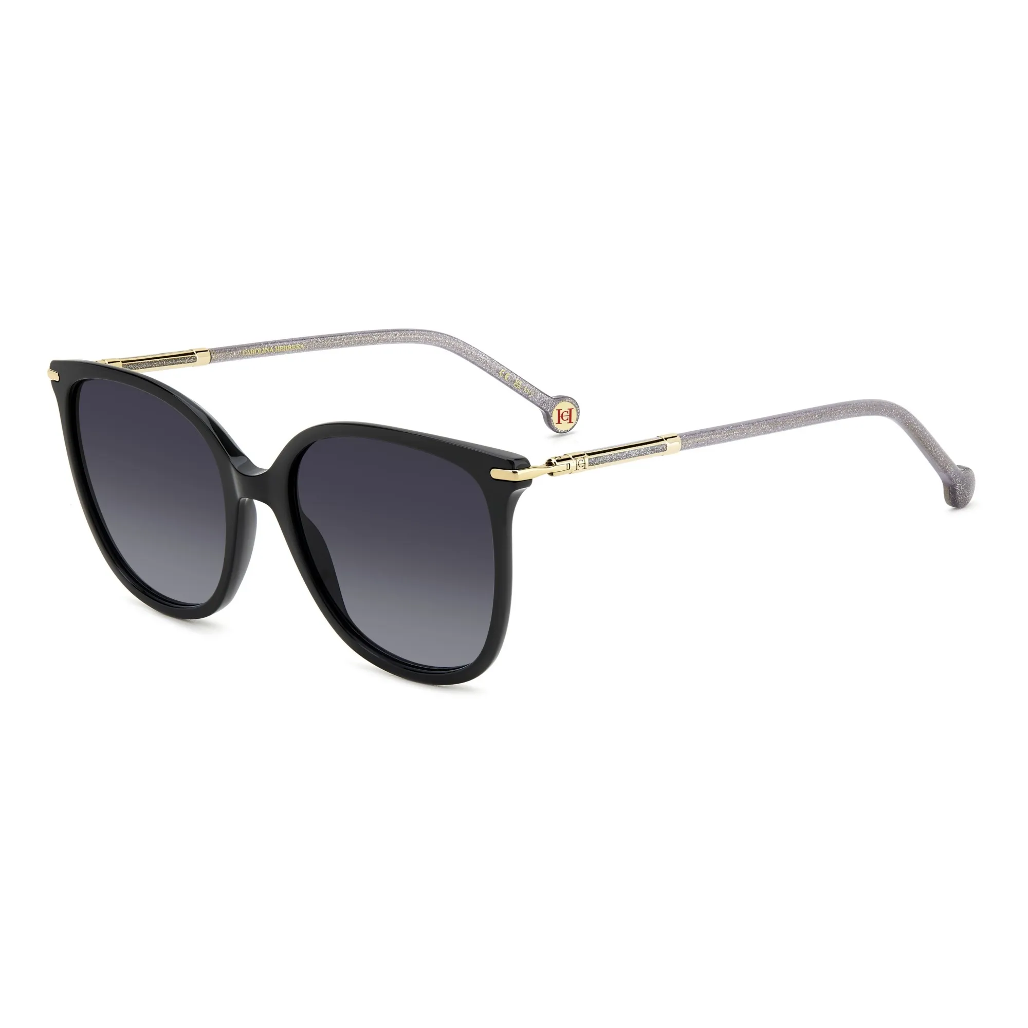   Carolina Herrera HER 0229/S - P9X 9O Nero Glitterato Nero | Occhiale Da Sole Donna 