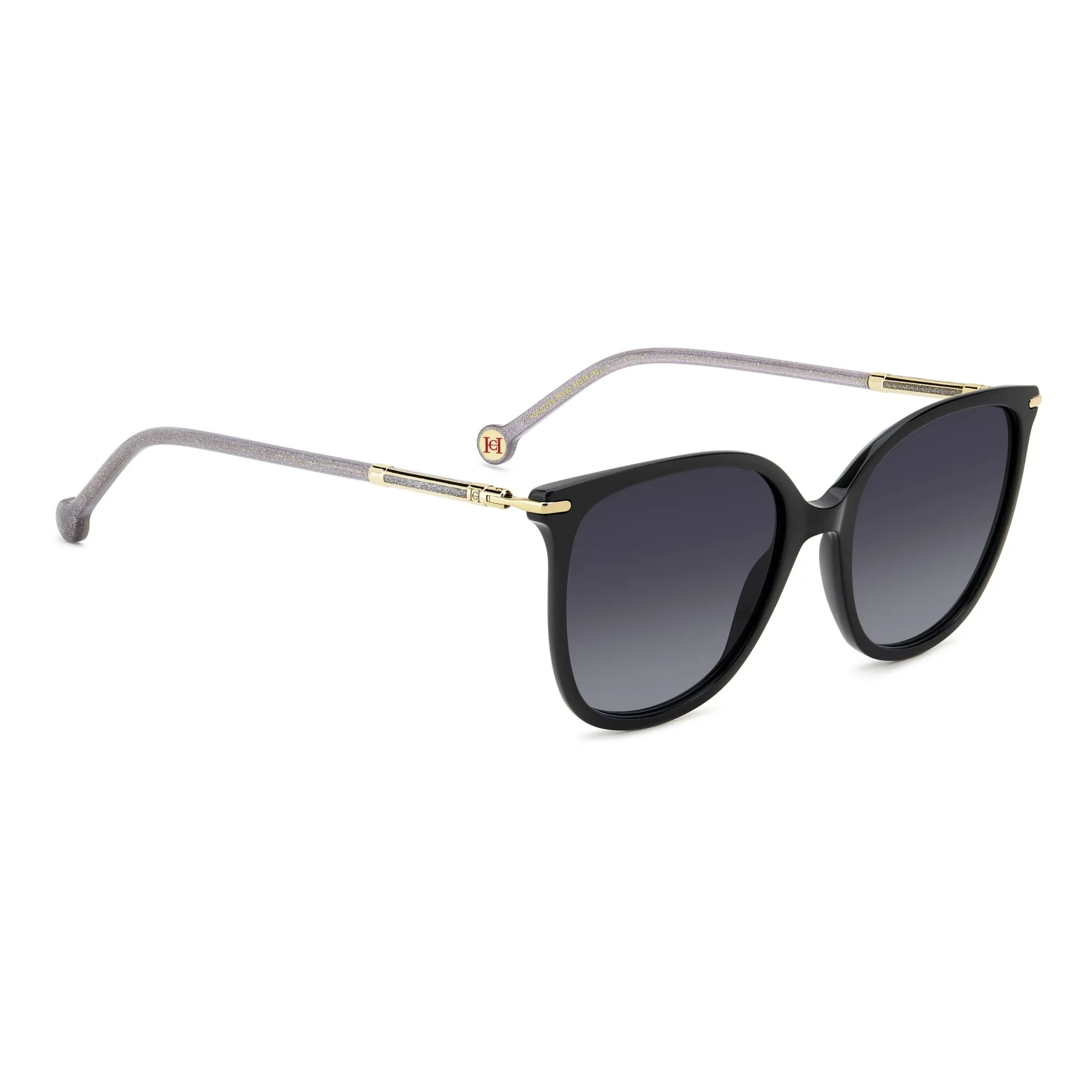   Carolina Herrera HER 0229/S - P9X 9O Nero Glitterato Nero | Occhiale Da Sole Donna 