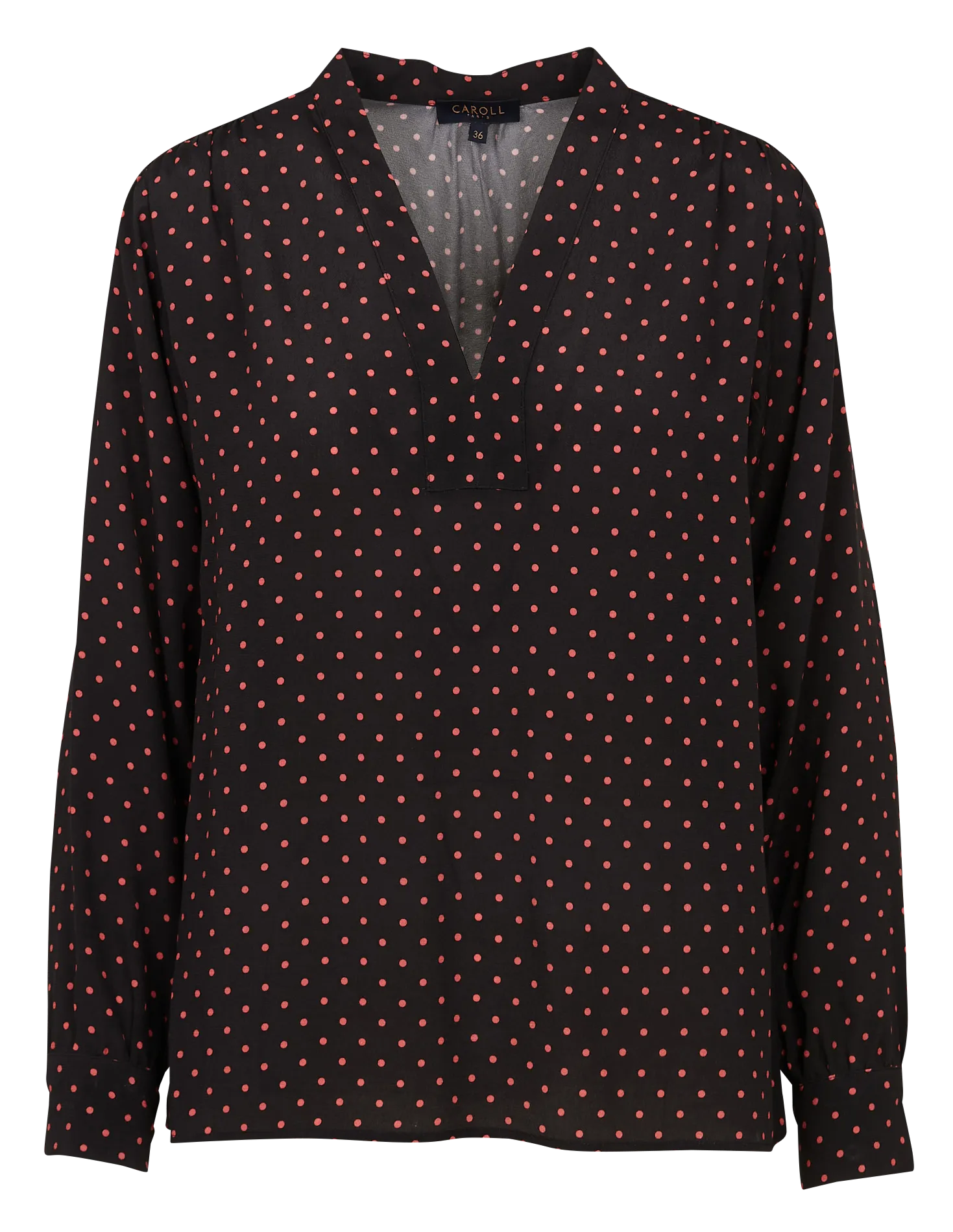  CAROLL   CEMMY - Top ampio con scollo a V e pois | Nero
