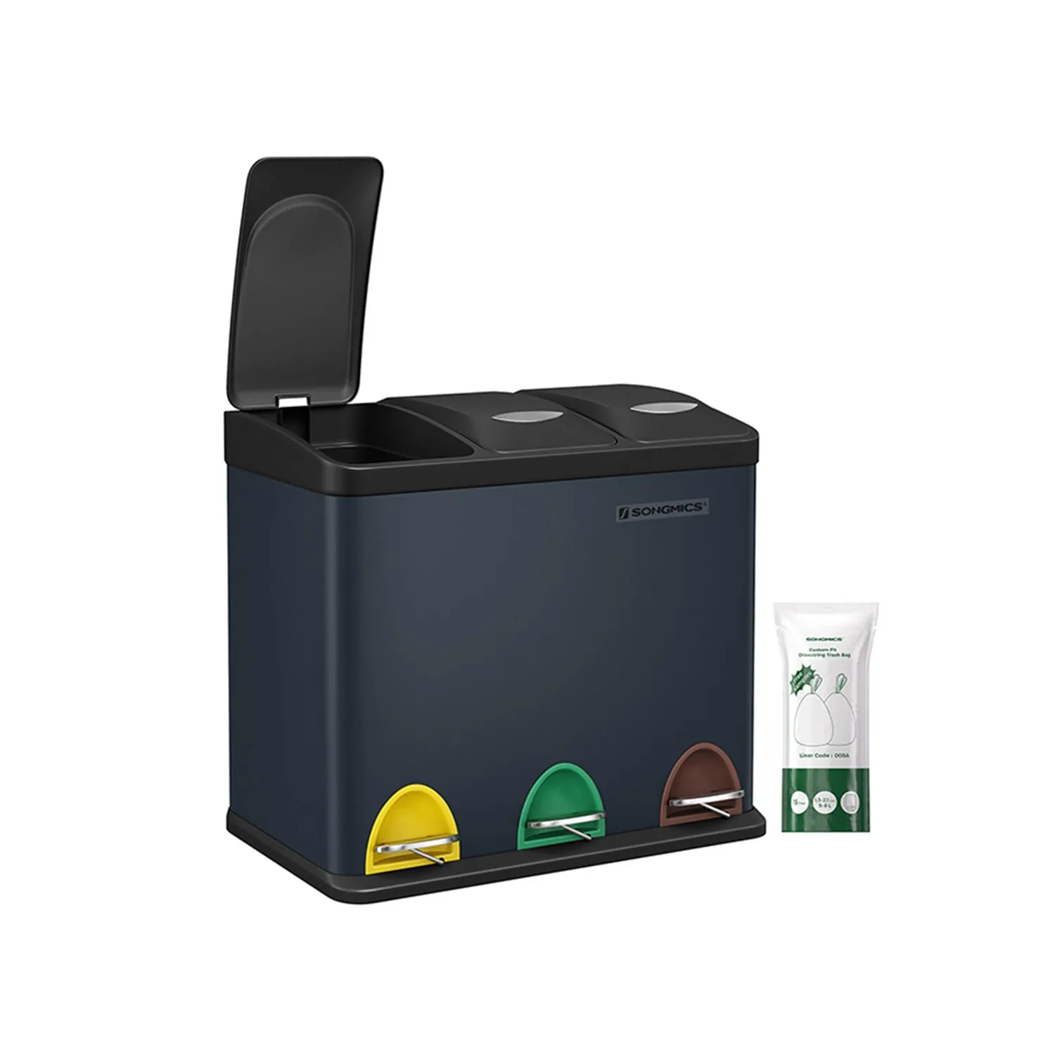 Cestino per Rifiuti da Cucina 3 x 8L