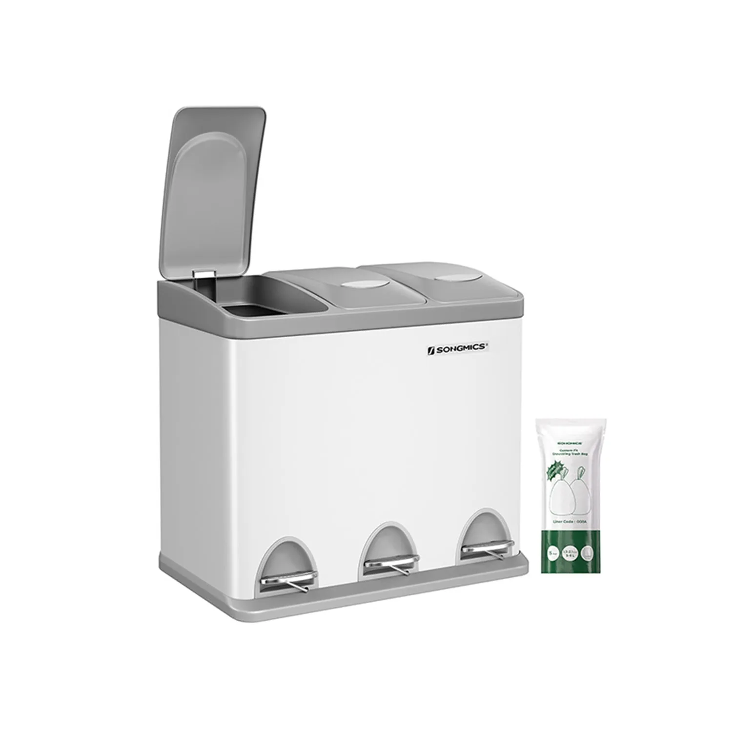Cestino per Rifiuti da Cucina 3 x 8L