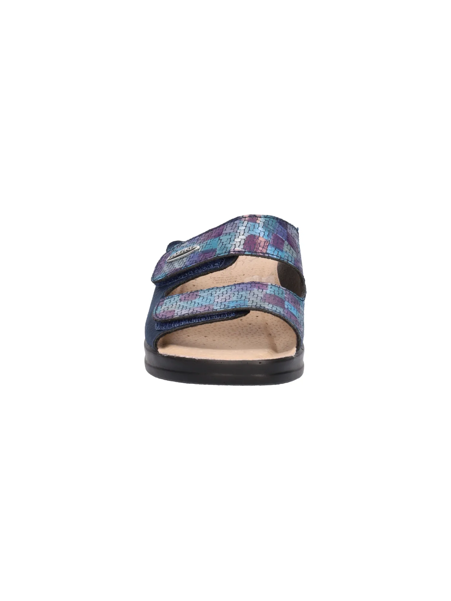 Ciabatta con zeppa Fly Flot da donna blu