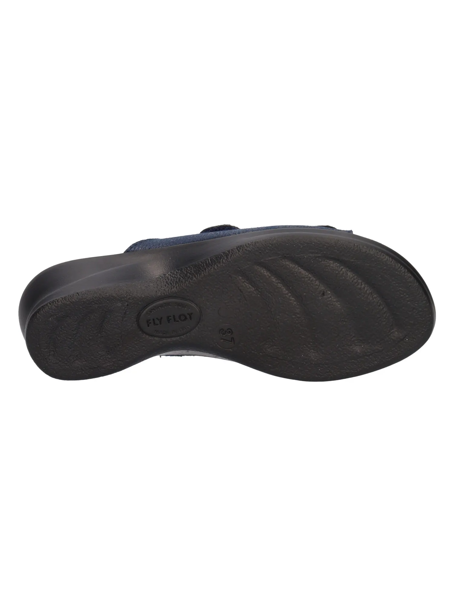 Ciabatta con zeppa Fly Flot da donna blu
