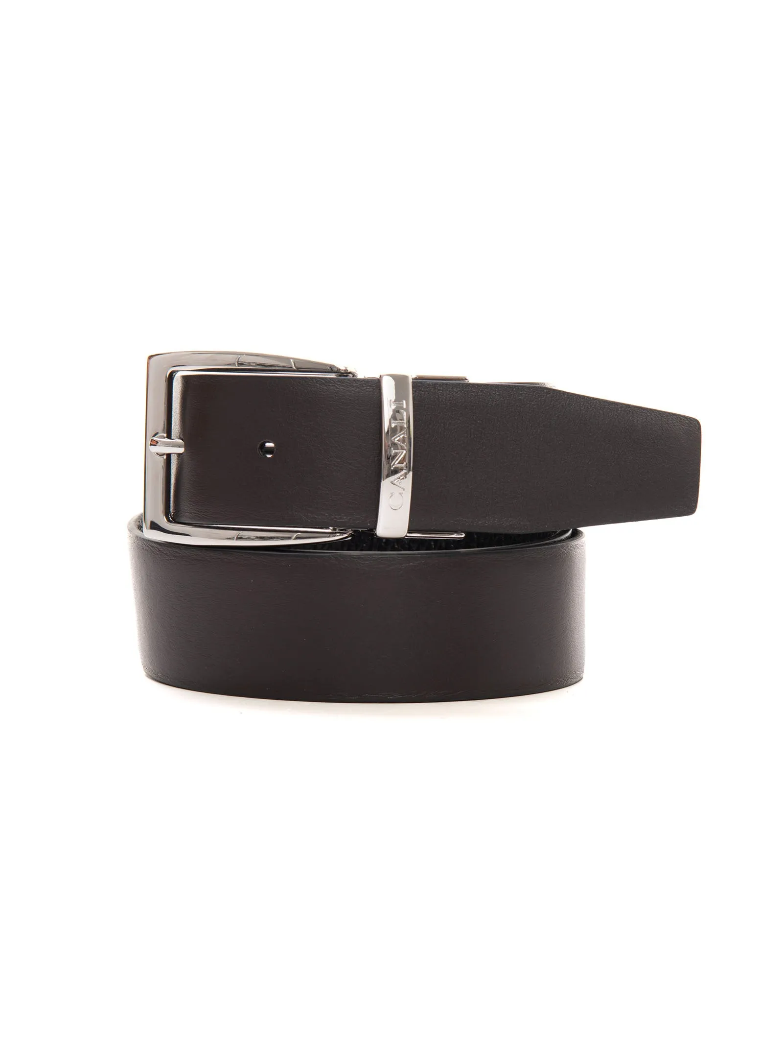 Cintura Nero-marrone Canali Uomo