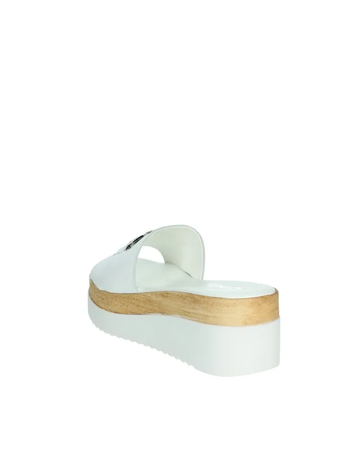 Cinzia Soft  CIABATTE CON ZEPPA IAF343456 BIANCO