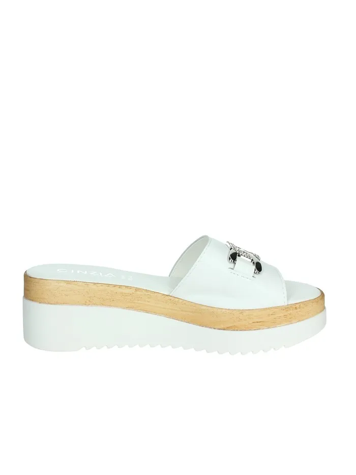 Cinzia Soft  CIABATTE CON ZEPPA IAF343456 BIANCO
