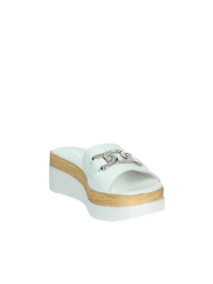 Cinzia Soft  CIABATTE CON ZEPPA IAF343456 BIANCO