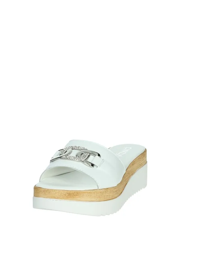 Cinzia Soft  CIABATTE CON ZEPPA IAF343456 BIANCO
