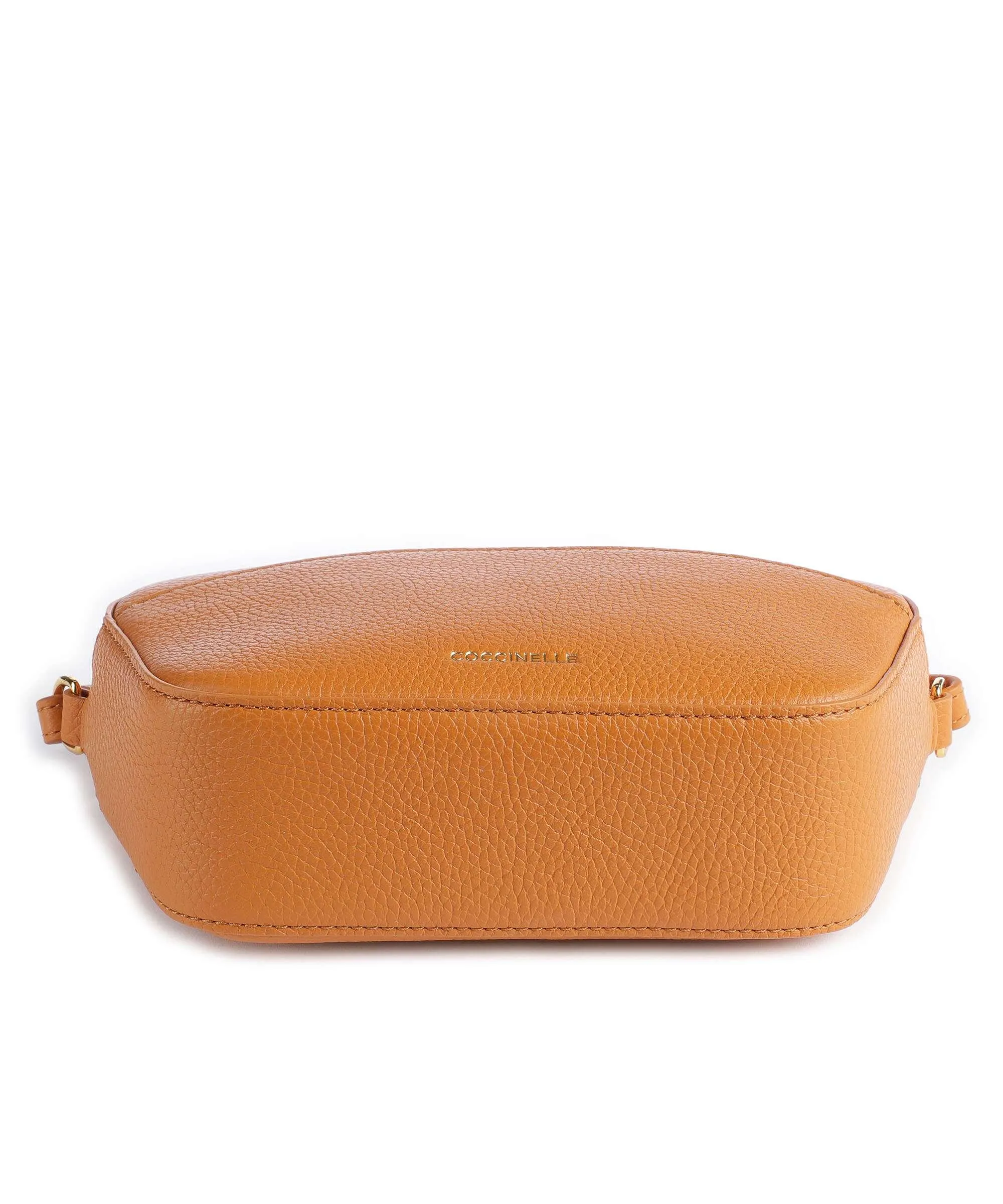  Coccinelle Enchanteuse Borsa a tracolla pelle granulata arancio  