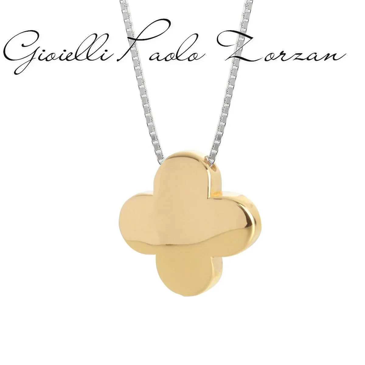 Collana Artlinea in oro 18kt con pendente a forma di Fiore CEA4329-LO