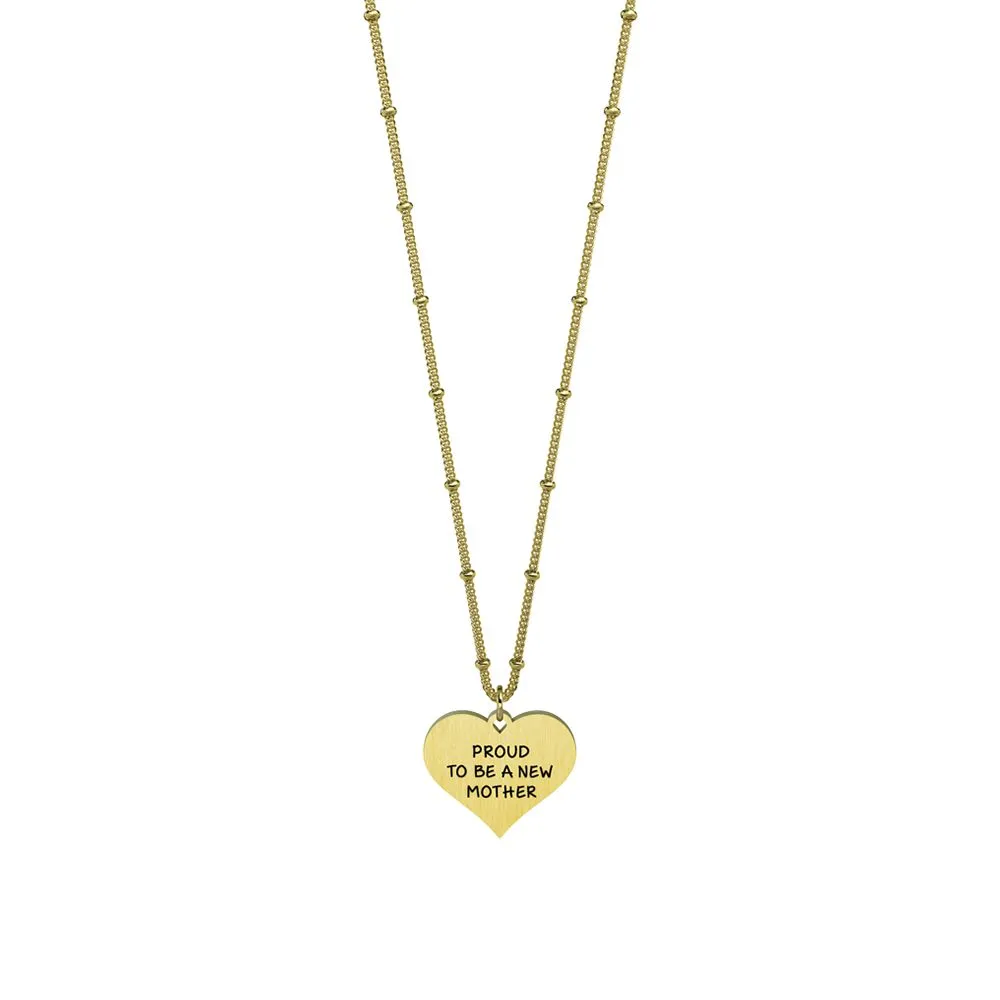 Collana Kidult in Acciaio e Smalti Cuore | New Mother – Family – 751108