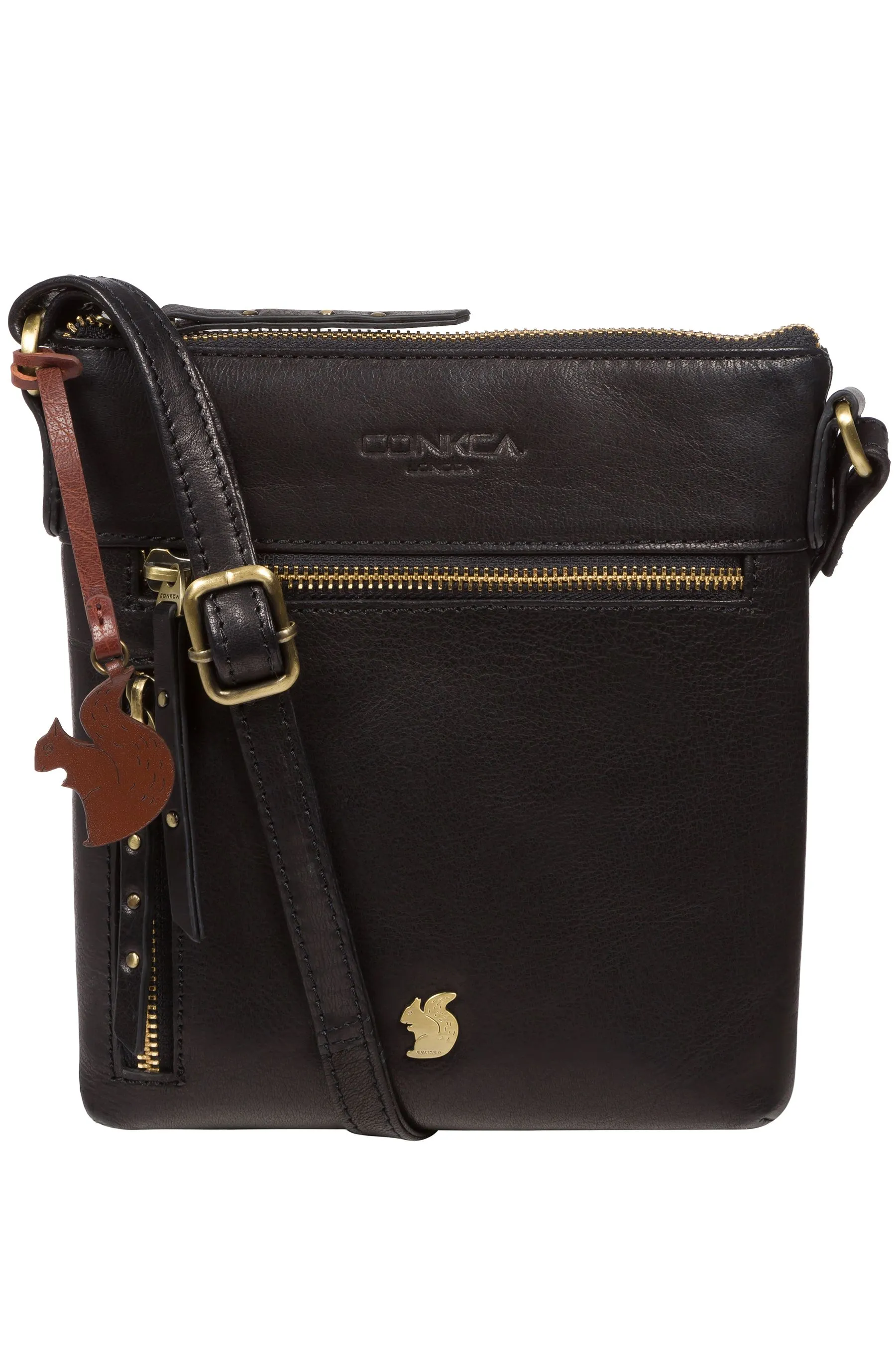 Conkca - Elf - Borsa a tracolla in pelle