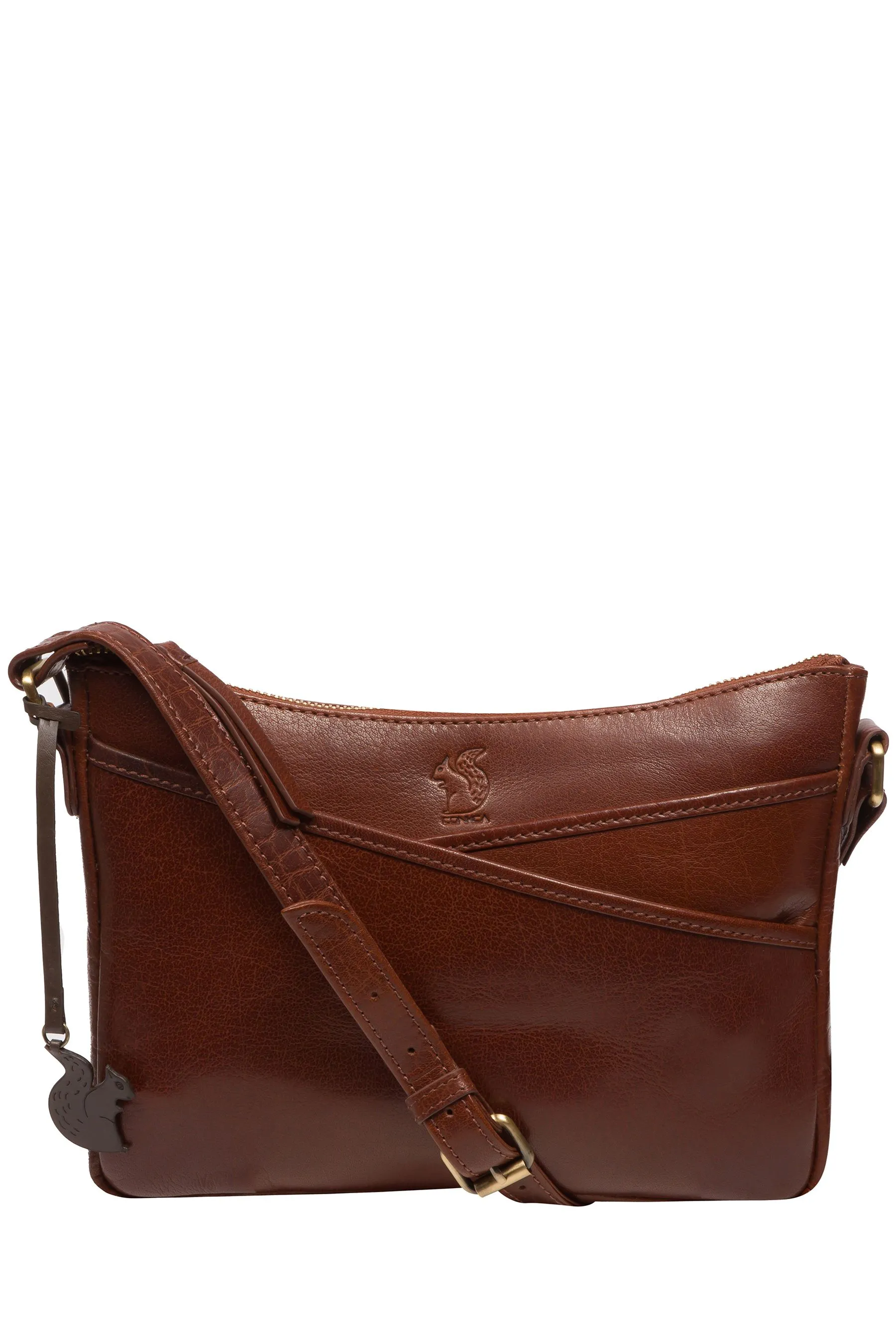 Conkca - Viola - Borsa a tracolla in pelle