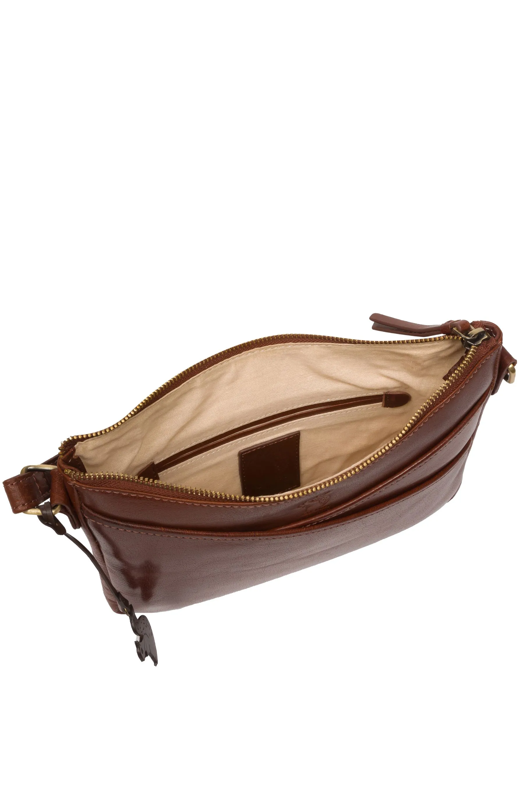 Conkca - Viola - Borsa a tracolla in pelle