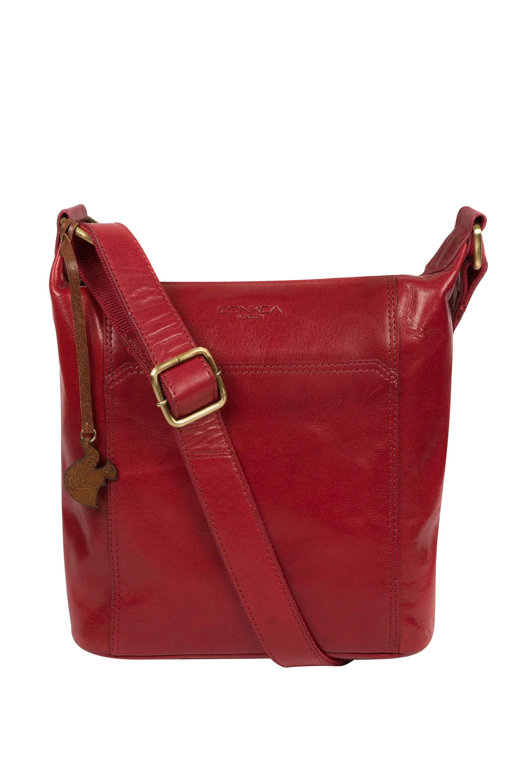 Conkca - Yasmin - Borsa a tracolla in pelle