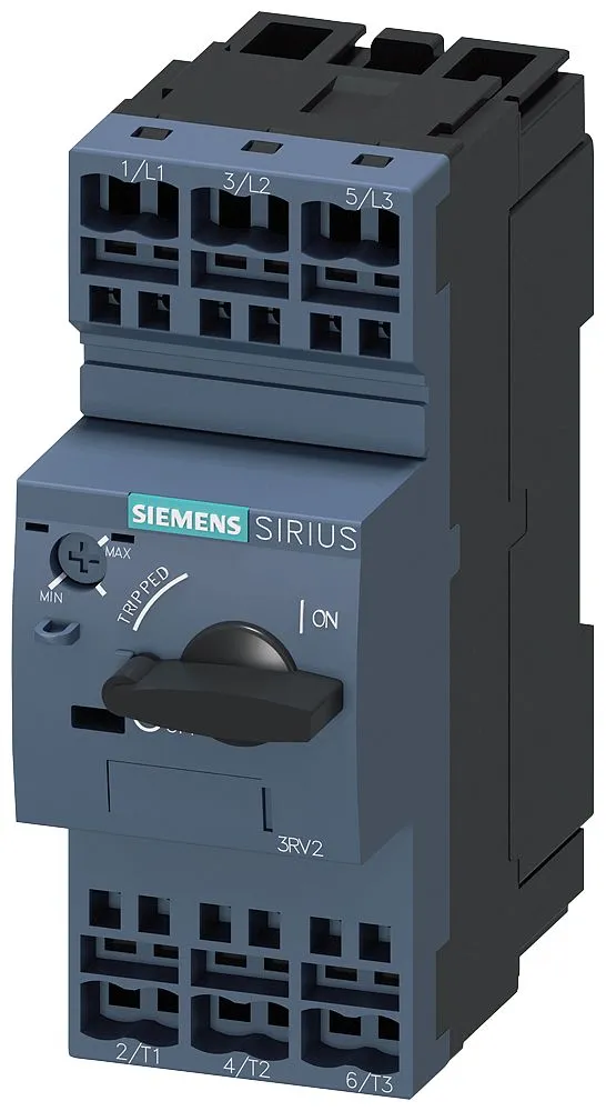 Controllo del carico del motore Siemens, protezione SIRIUS, 3 ingressi, 690 V, 6,3 A SIRIUS 3RV