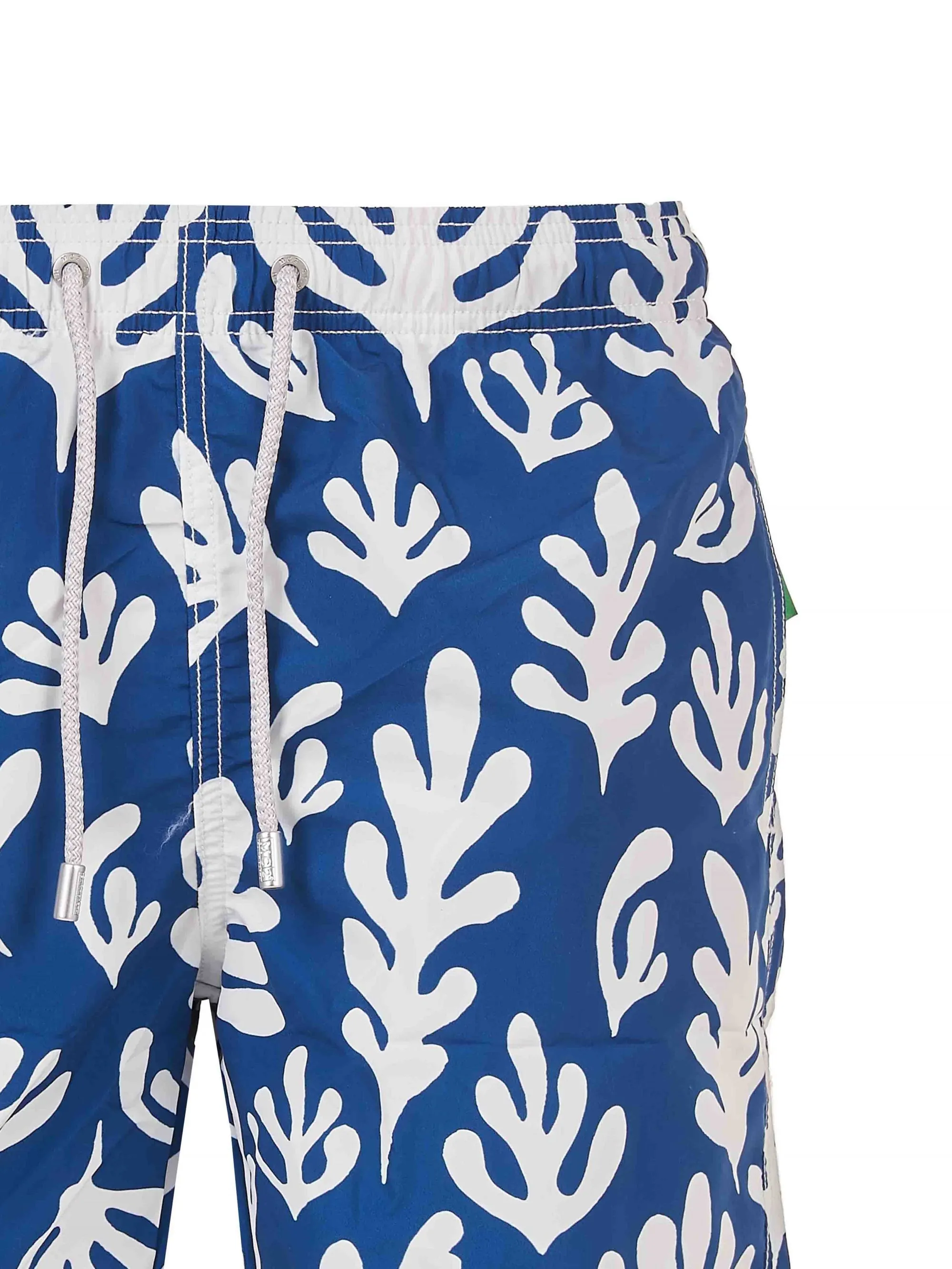 COSTUME DA BAGNO PAINTED LEAVES IN TECHNO STAMPATO