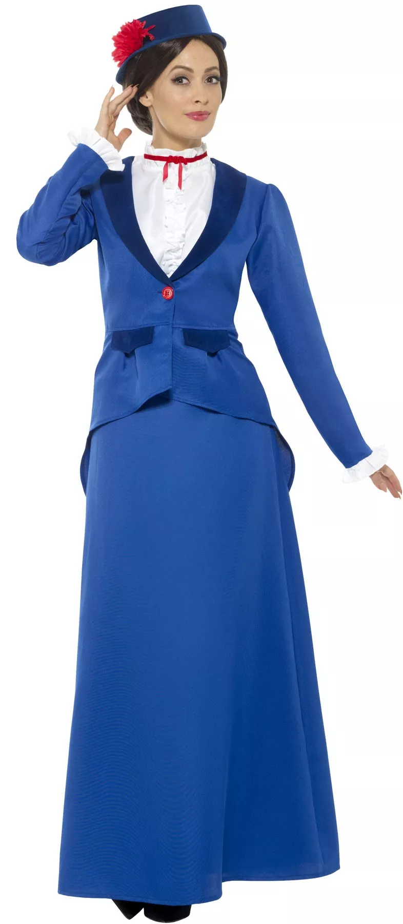 Costume tata Matilda blu