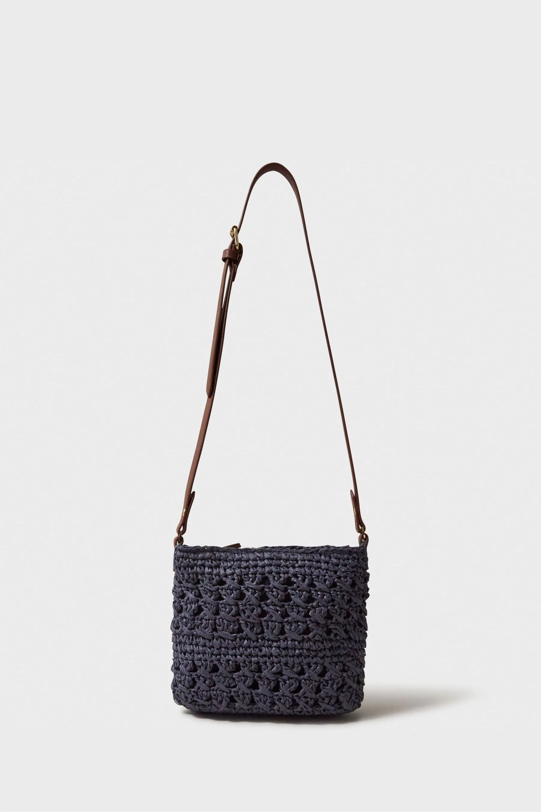 Crew Clothing - Borsa a tracolla in paglia