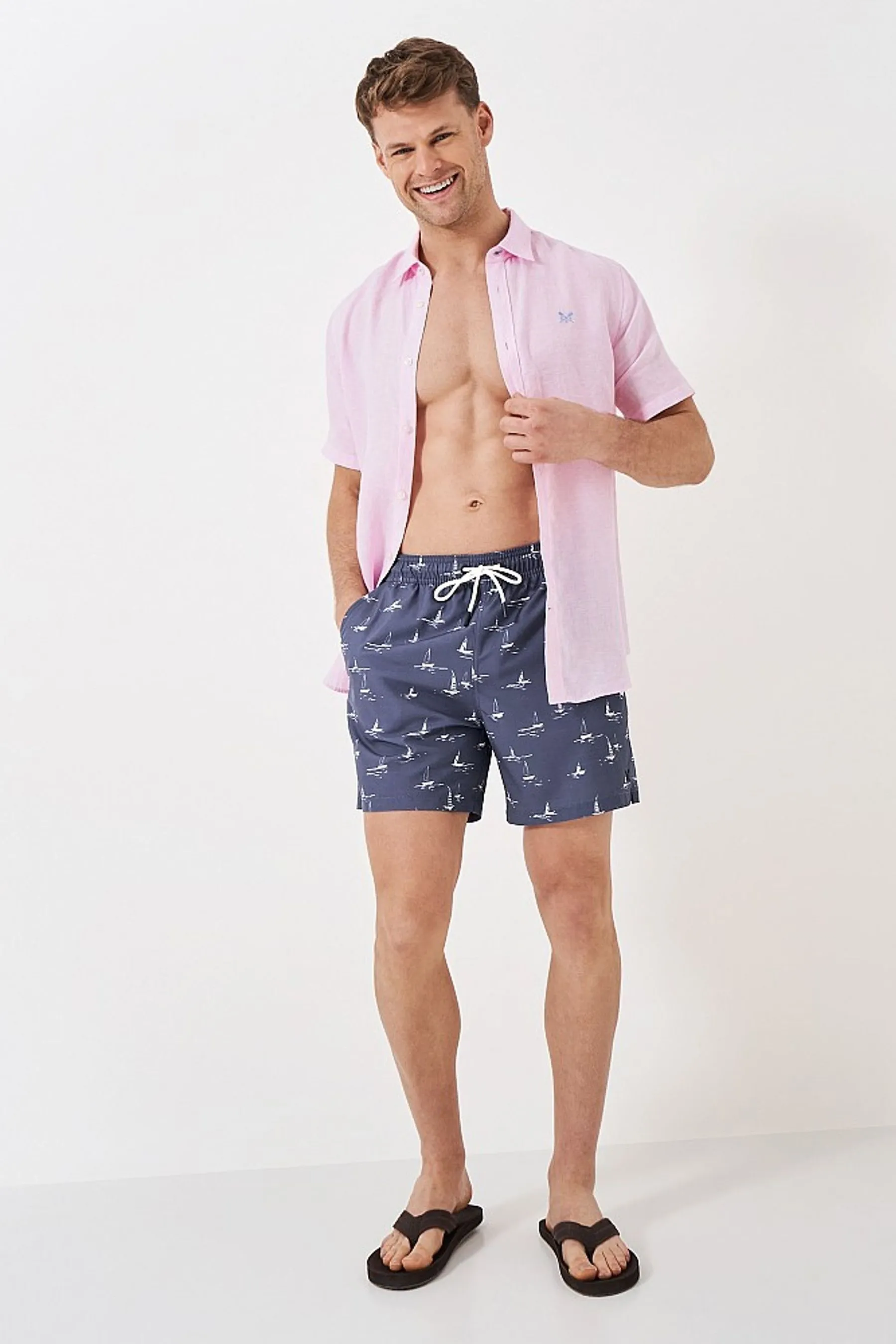 Crew Clothing - Shorts Stampa da barca