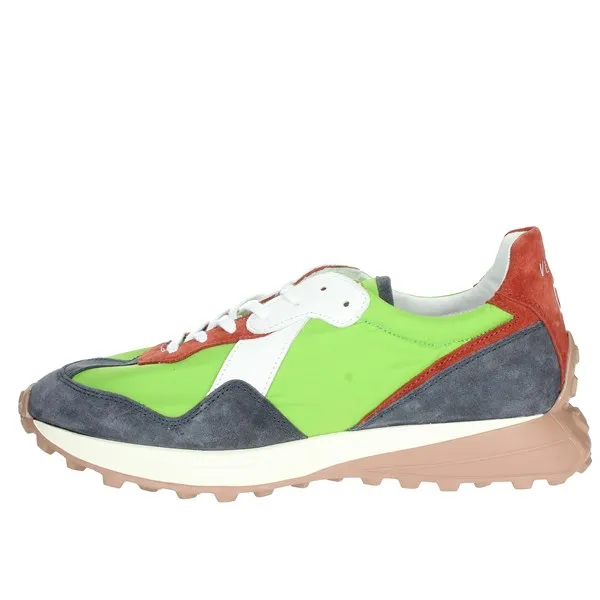 D.A.T.E.  SNEAKERS BASSA VETTA CAMP.6 VERDE ACIDO