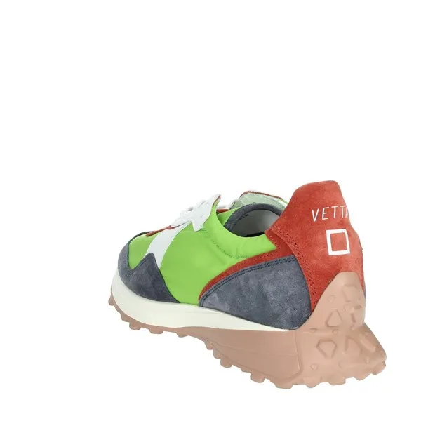 D.A.T.E.  SNEAKERS BASSA VETTA CAMP.6 VERDE ACIDO