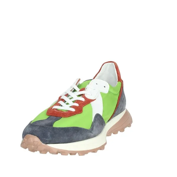 D.A.T.E.  SNEAKERS BASSA VETTA CAMP.6 VERDE ACIDO