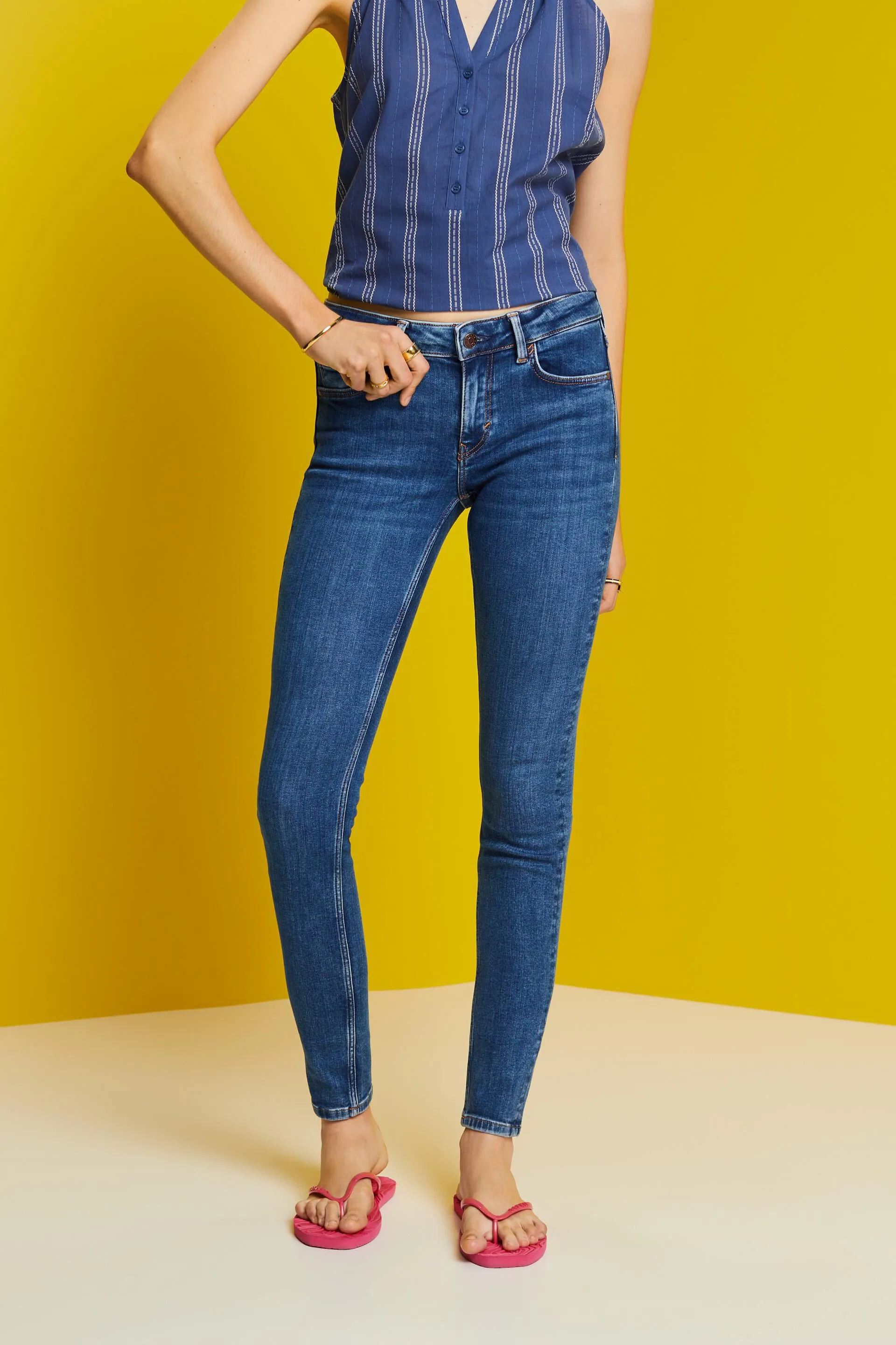 Denim in cotone elasticizzato