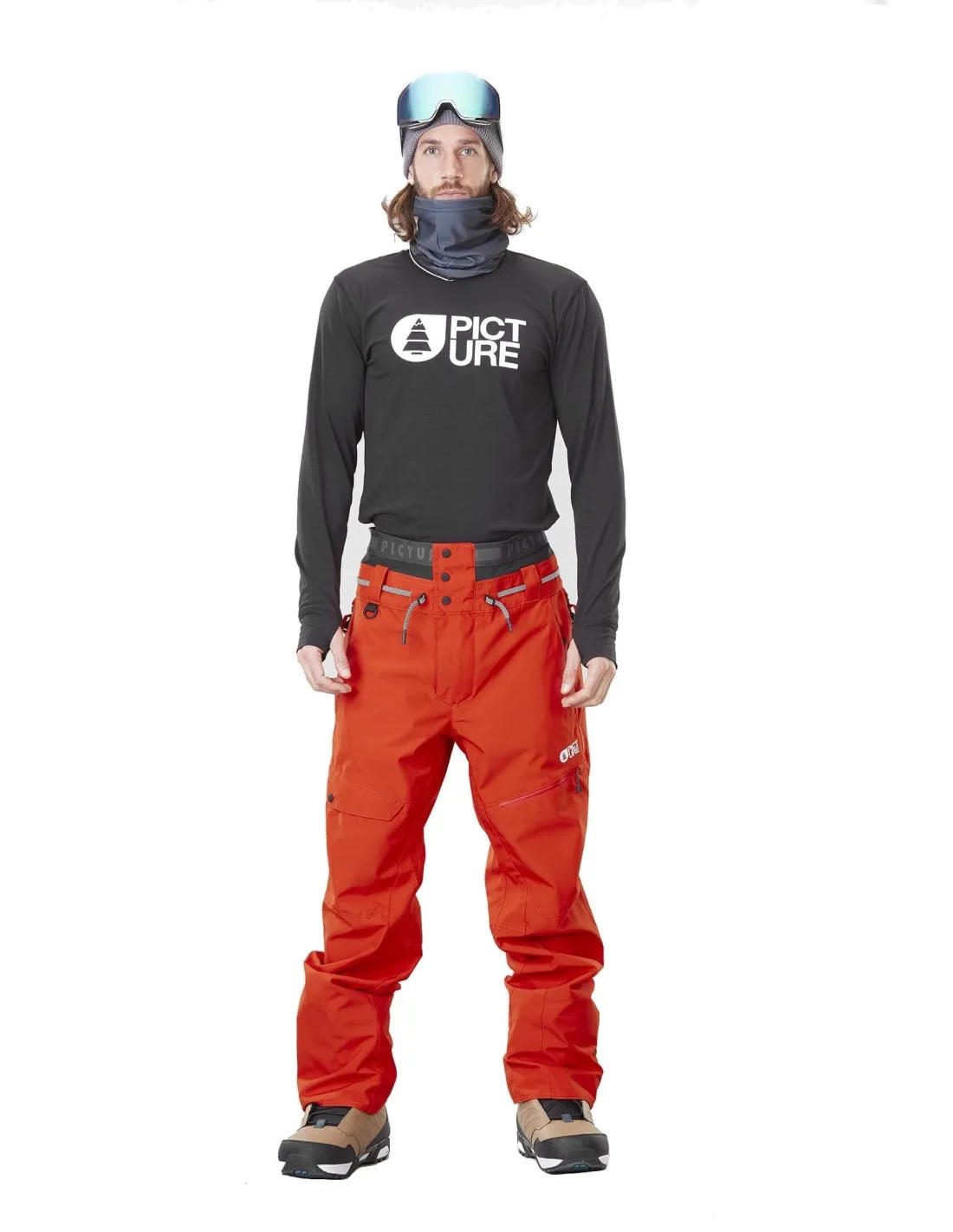 Disponibile anche Picture Organic Pantaloni da sci rosso zucca