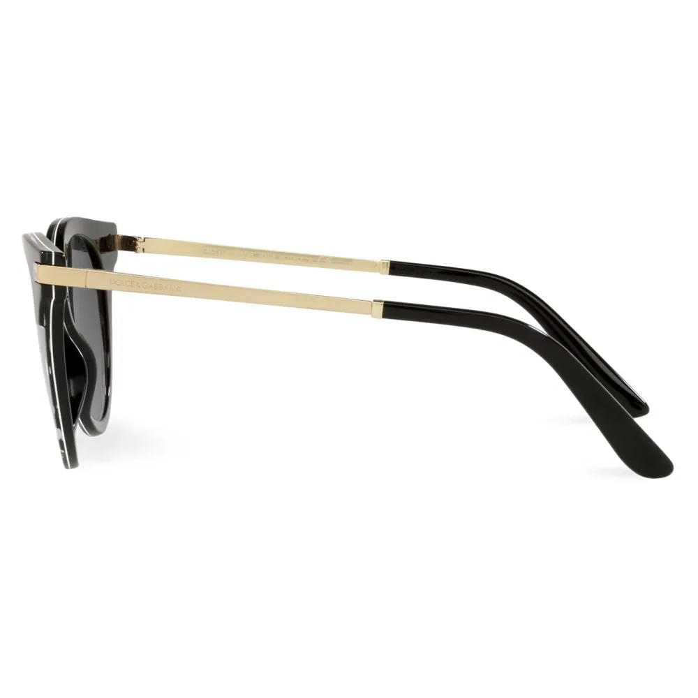 Dolce & Gabbana - Occhiale da Sole Half Print - Stampa Pois - Dolce & Gabbana Eyewear