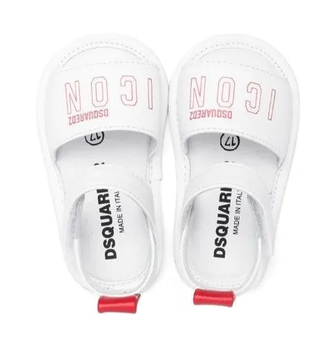 Dsquared2 Sandali con scritta sul davanti 73732 CON STRAPPO